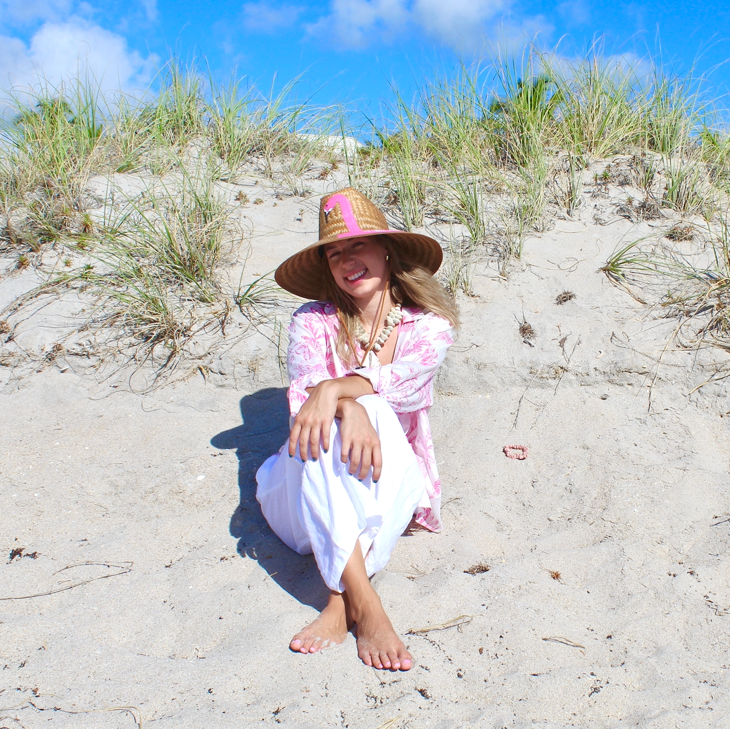 Boyfriend Shirt | Jungle Toile | Pink/White image 1