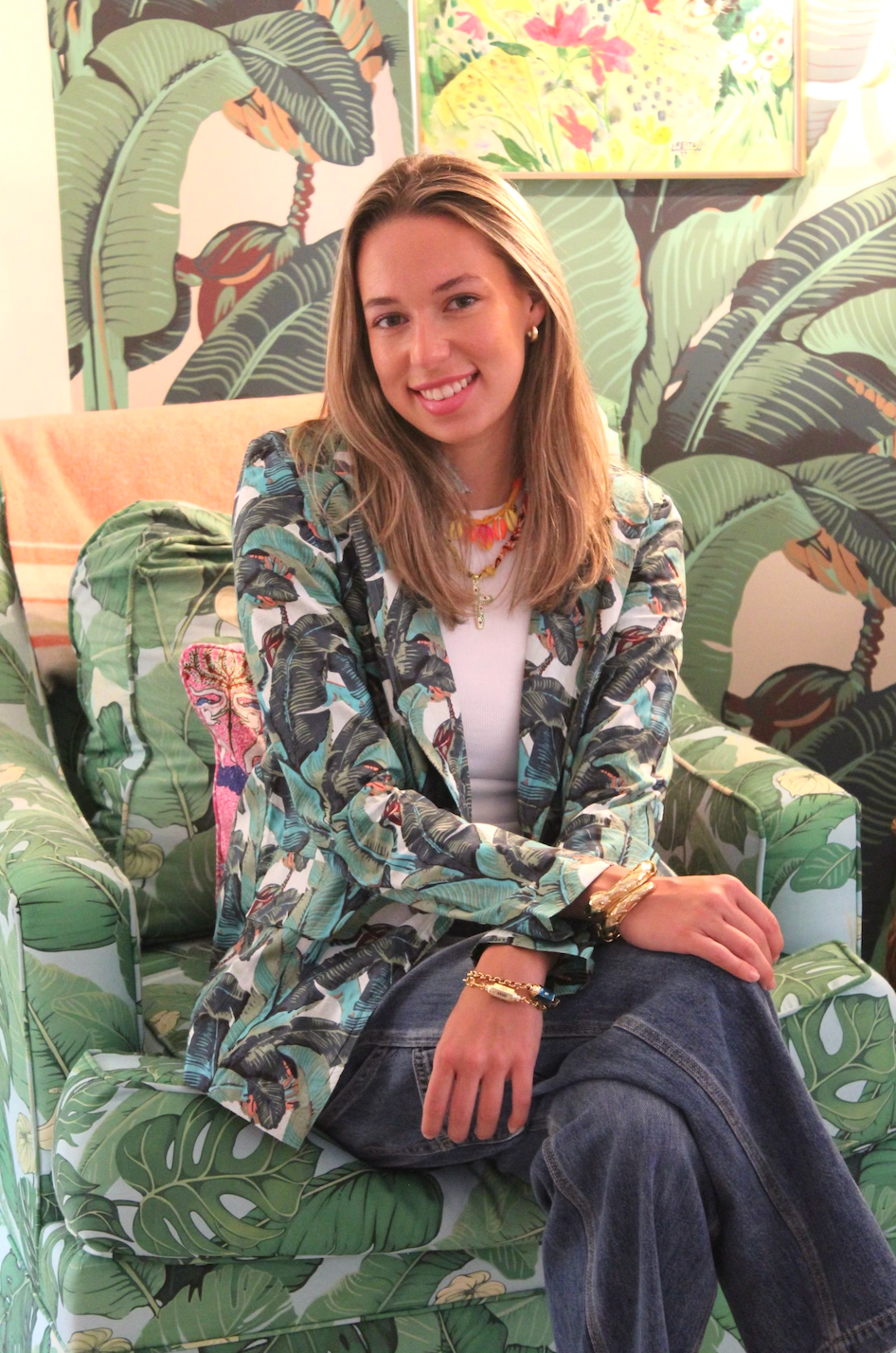 Blazer | Palm Print image 0