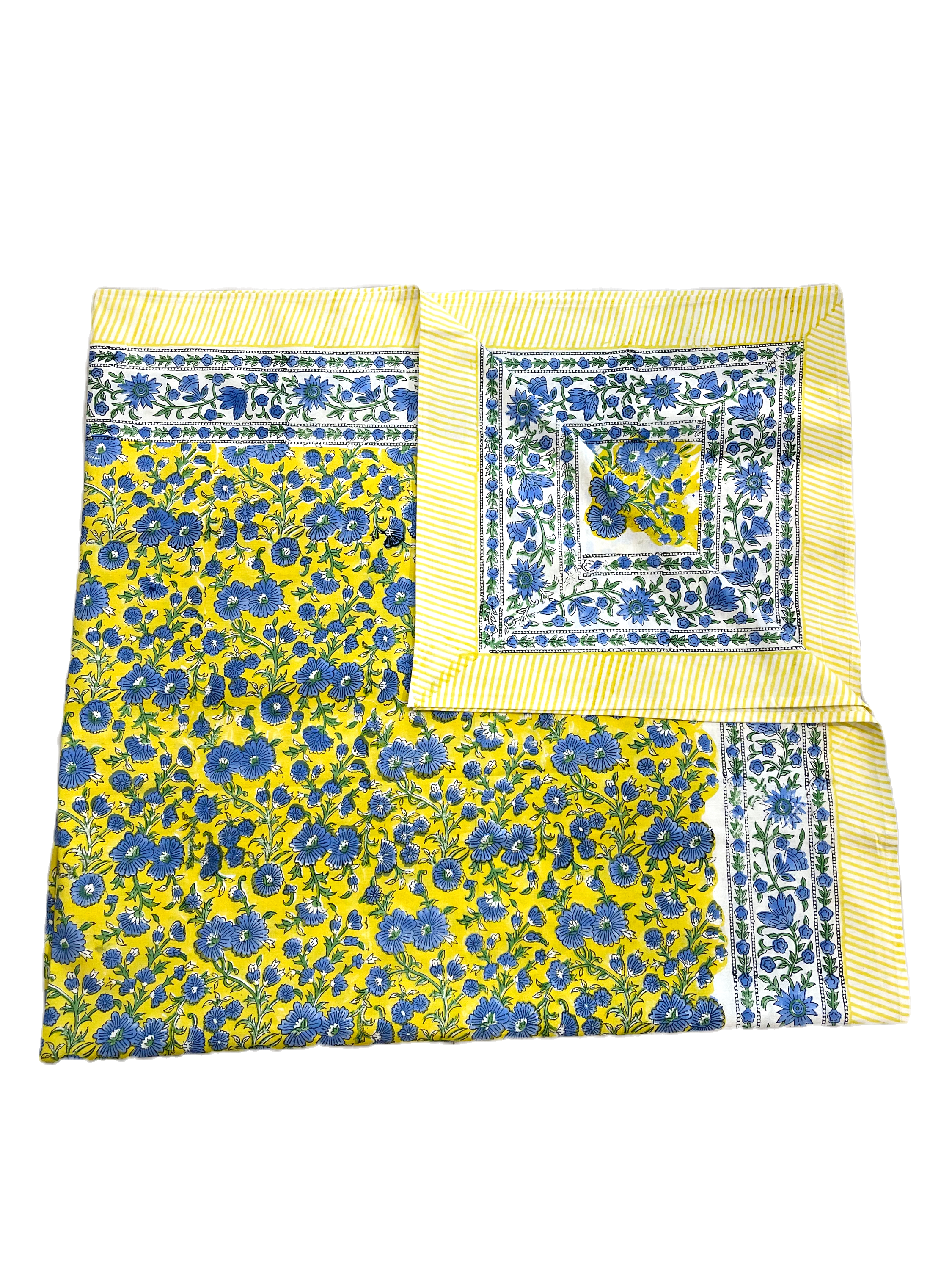 Tablecloth | Floral | Peri/Yellow | Assorted Sizes image 2