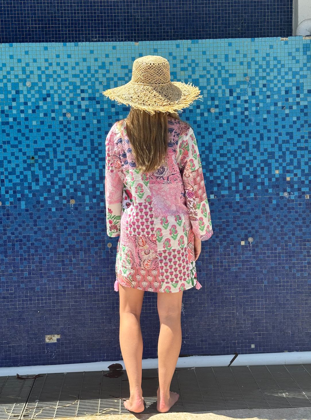 Classic Tunic | Patchwork | Pink image 2