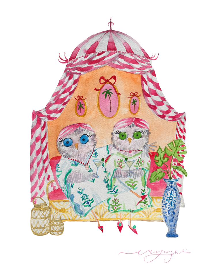 Print | Lady Lounger | Olive and Grace image 0