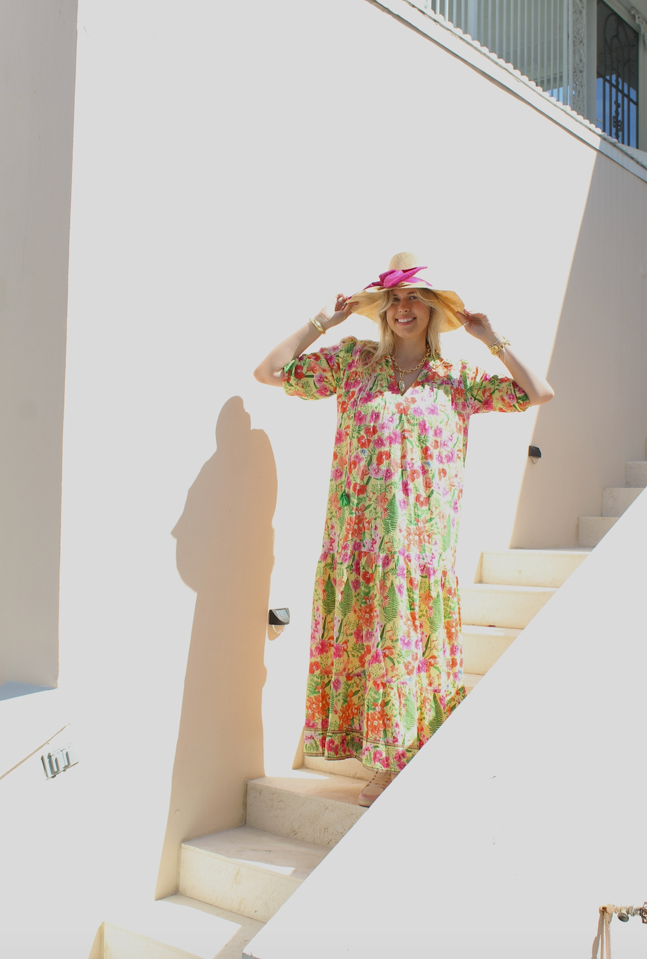 Evie Dress | Orchid | Yellow image 3