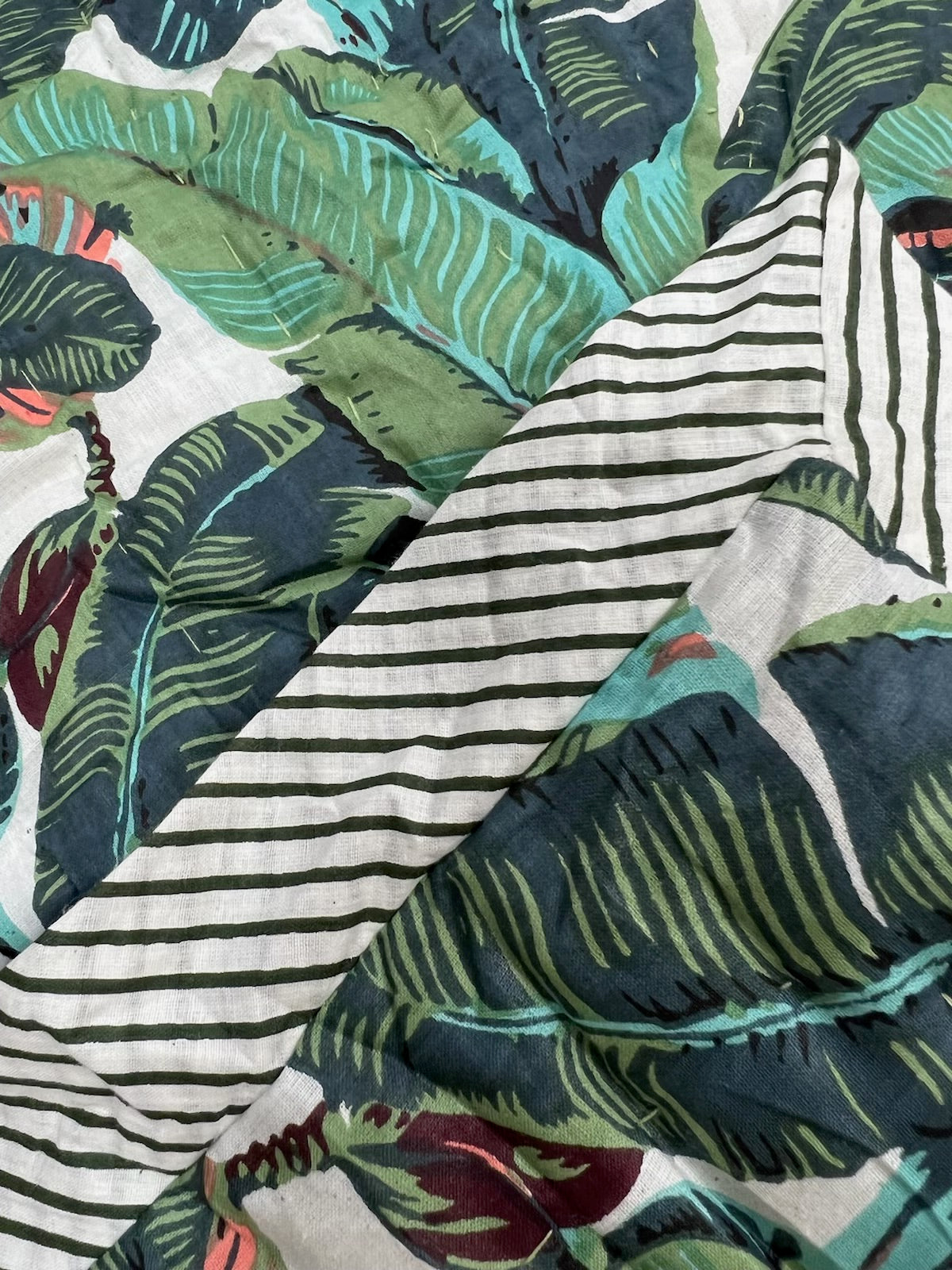 Bedding | Palm Print | Green image 7