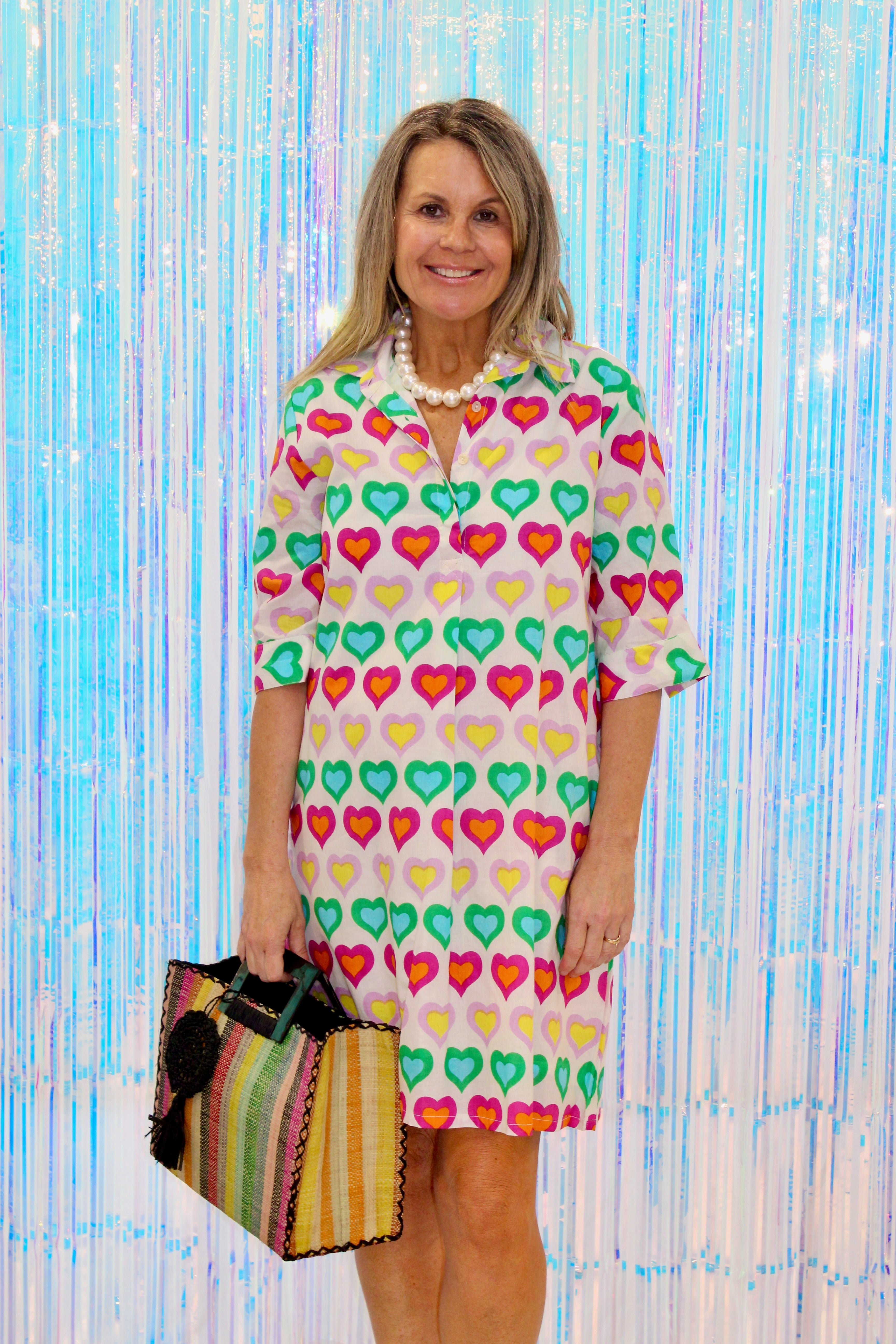 Delray Dress | Hearts | Multi image 1