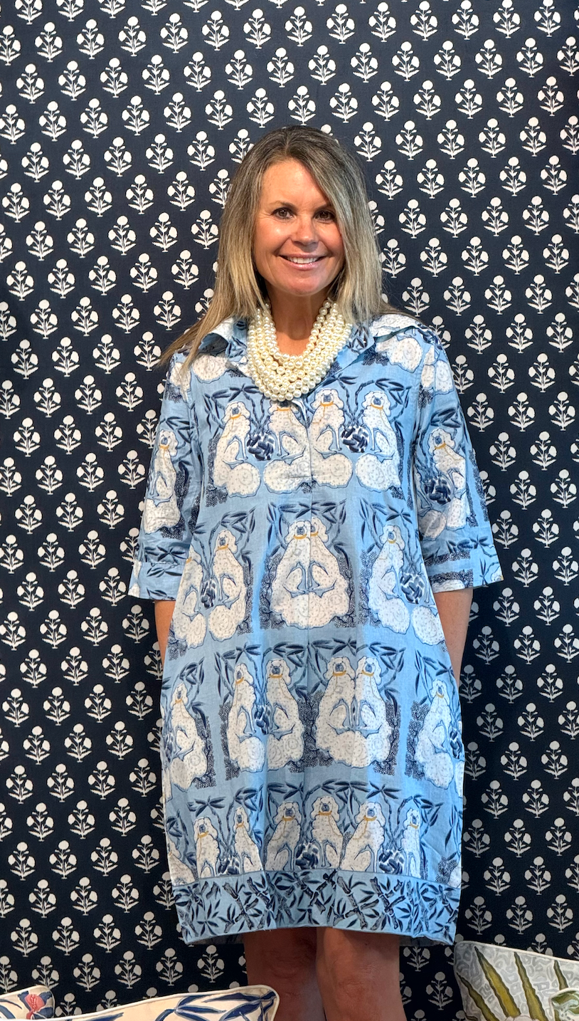 Delray Dress | Staffy | Light Blue image 1