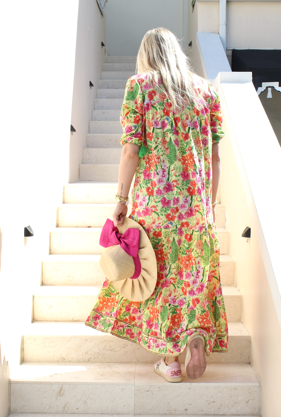 Evie Dress | Orchid | Yellow image 2