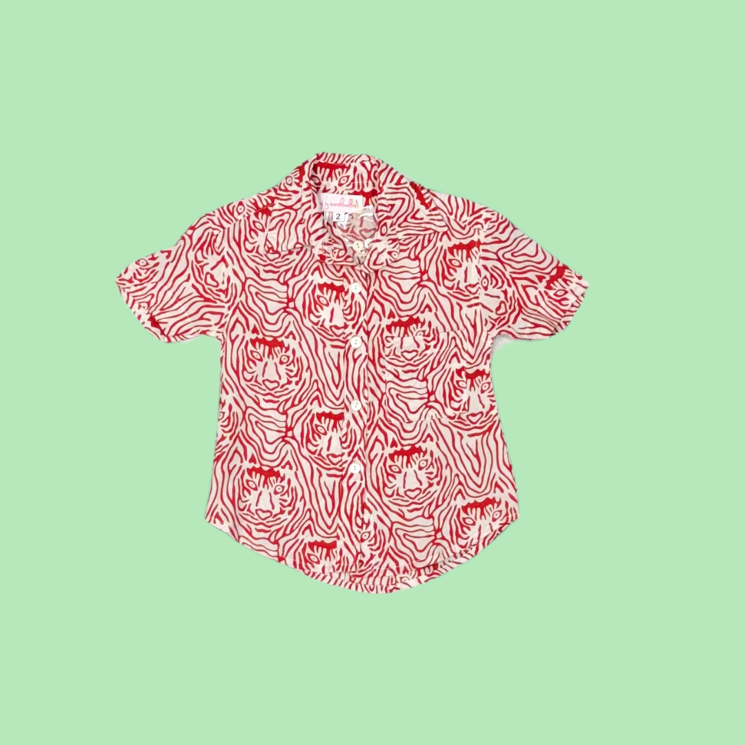 Boys Shirt | Baby Cubs | Red image 0