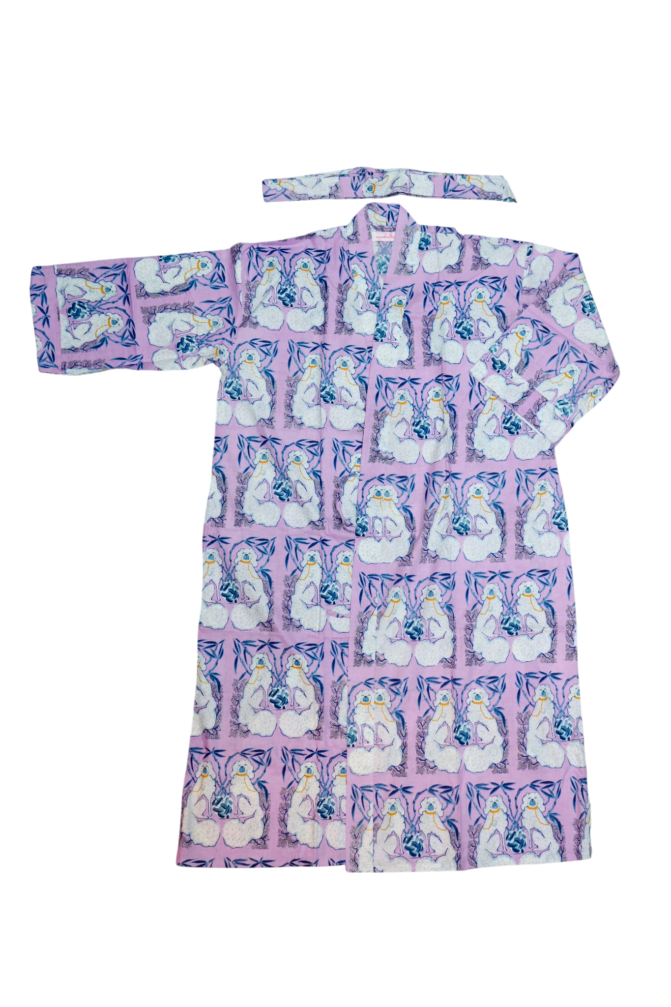 Long Kimono w/ Belt | Staffy | Lavender