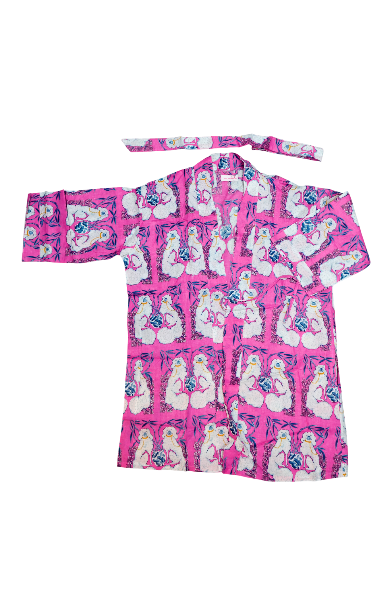 Long Kimono w/ Belt | Staffy | Pink