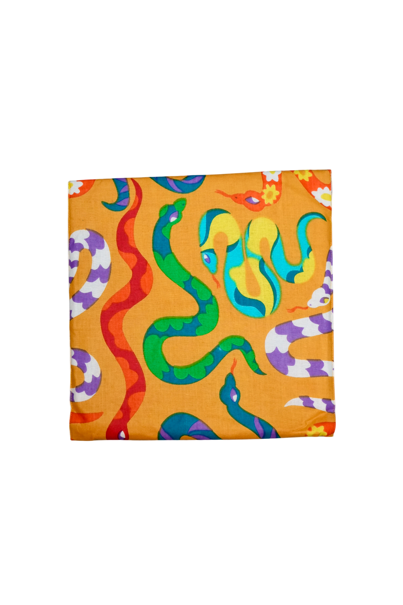 Long Kimono w/ Belt | Party Snakes | Mustard