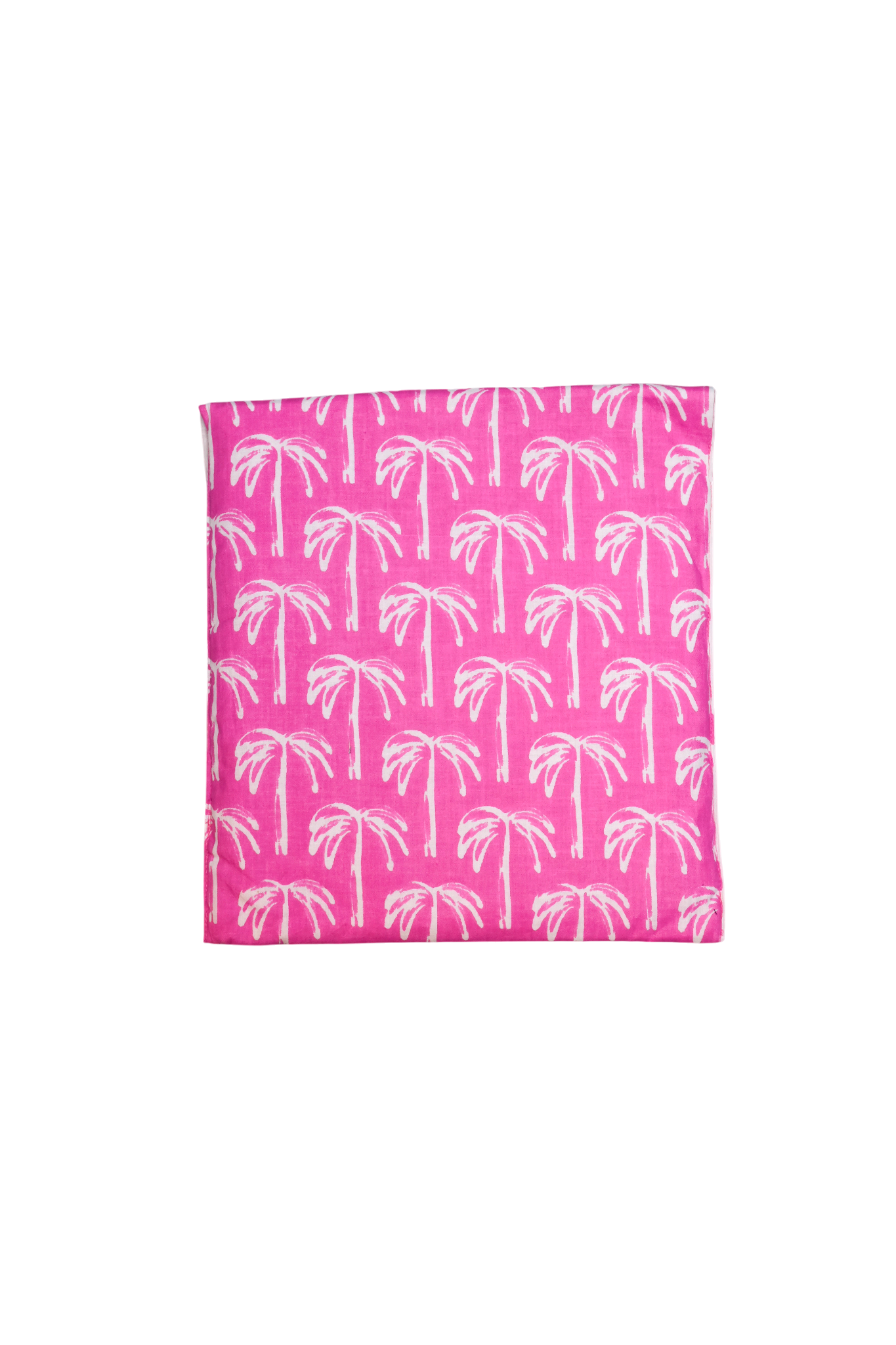 Long Kimono w/ Belt | Tropical Palm | Pink