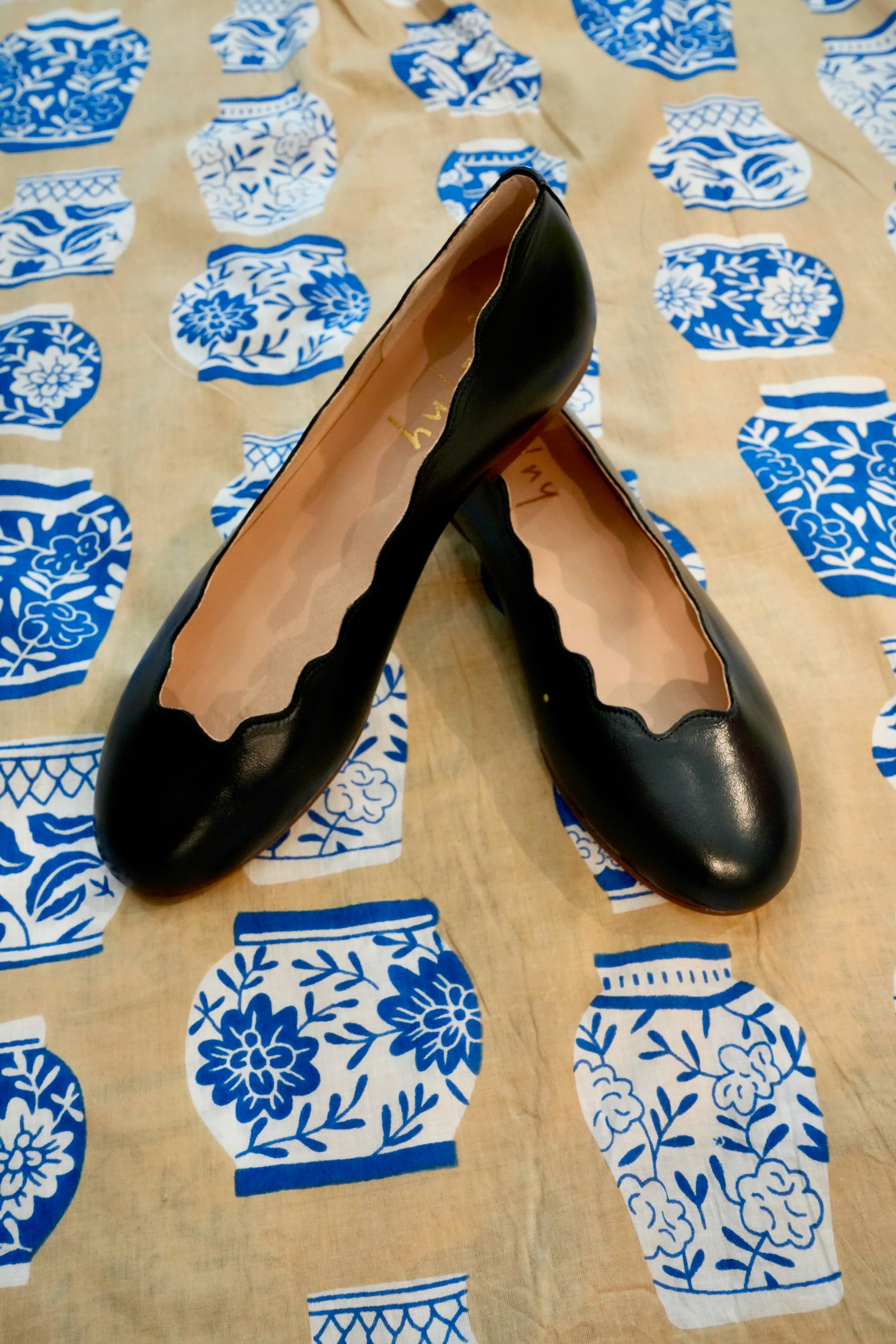 Jigsaw Black Leather