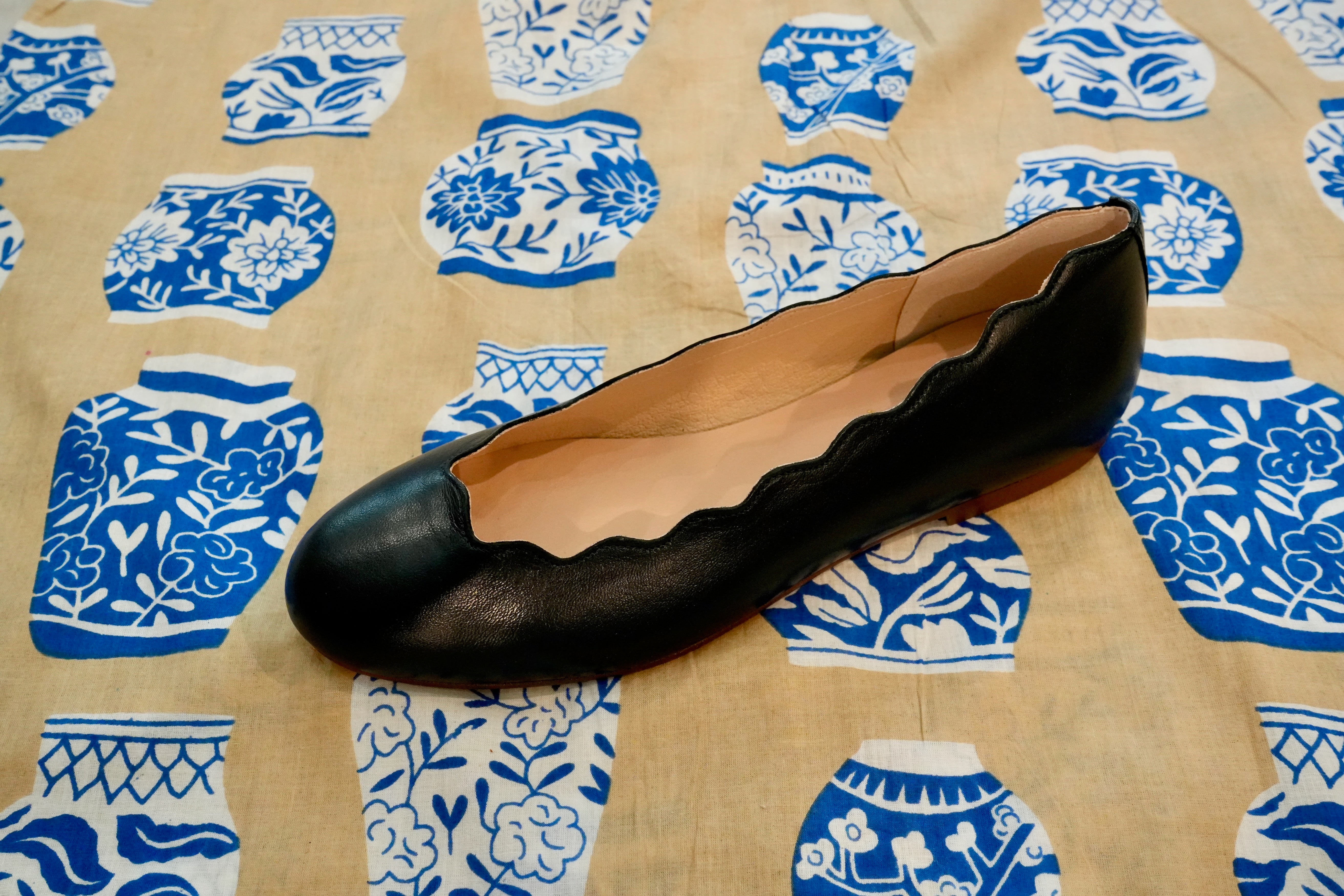 Jigsaw Black Leather