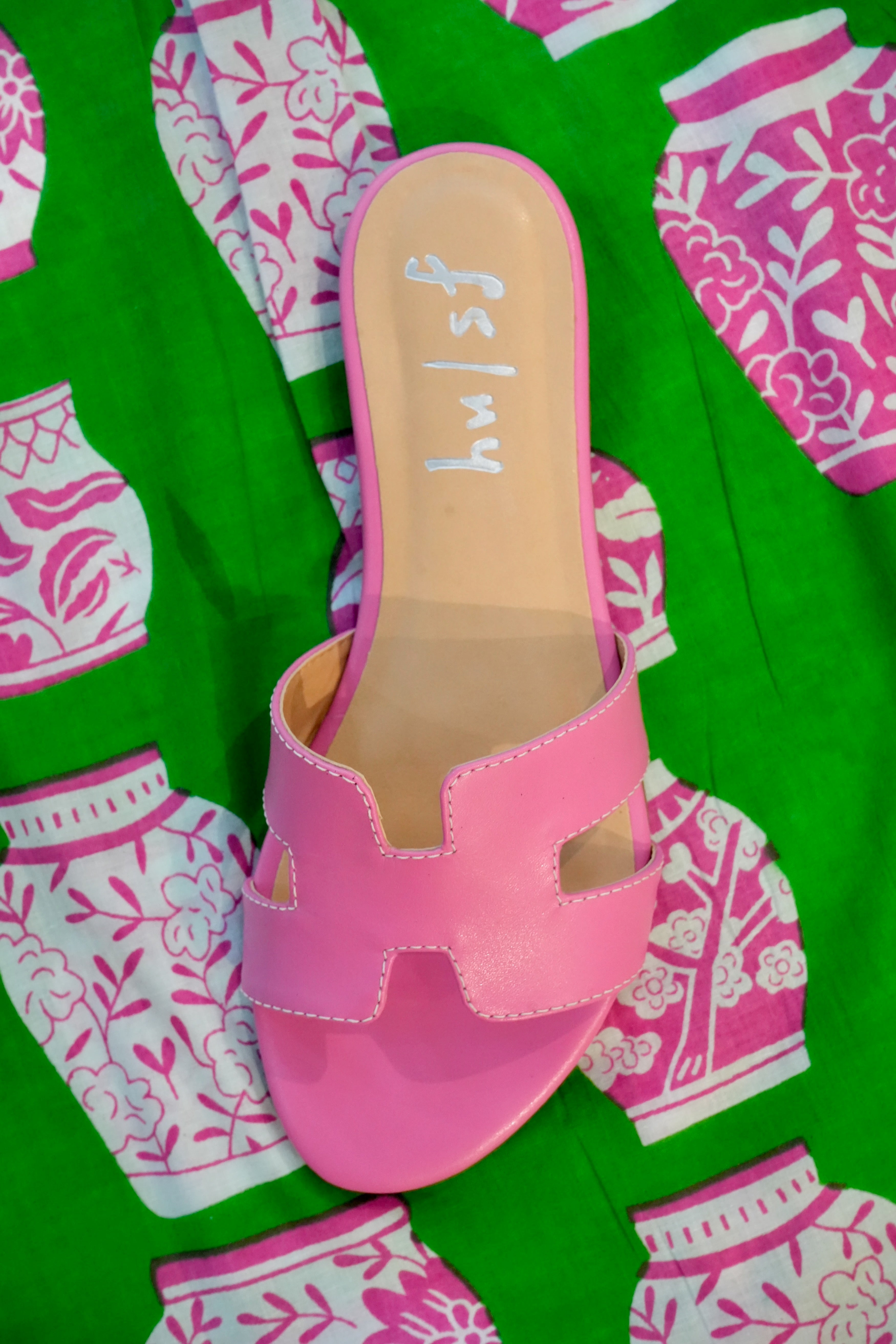 Riviera Camel Pink Leather