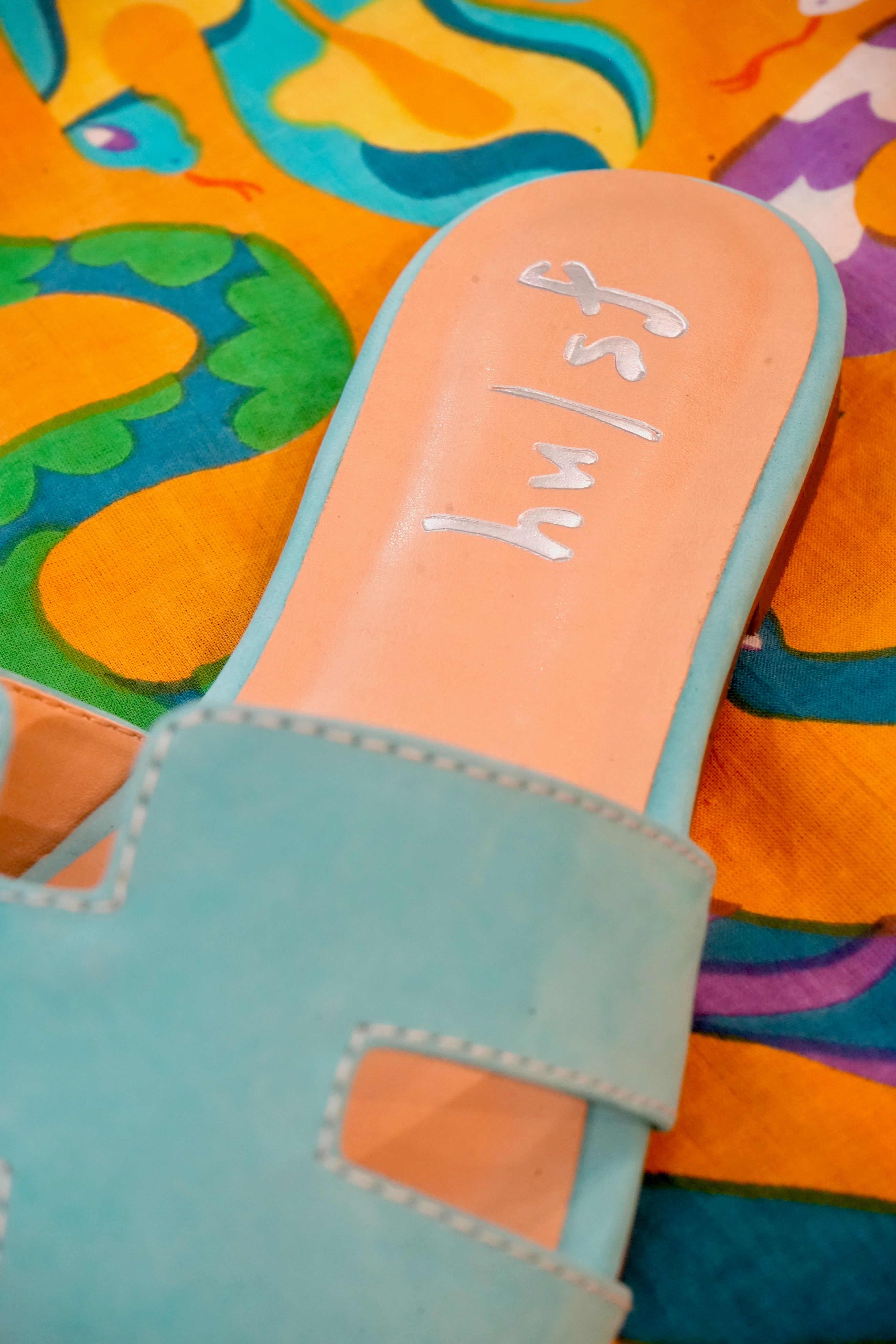 Riviera Camel Aqua Leather