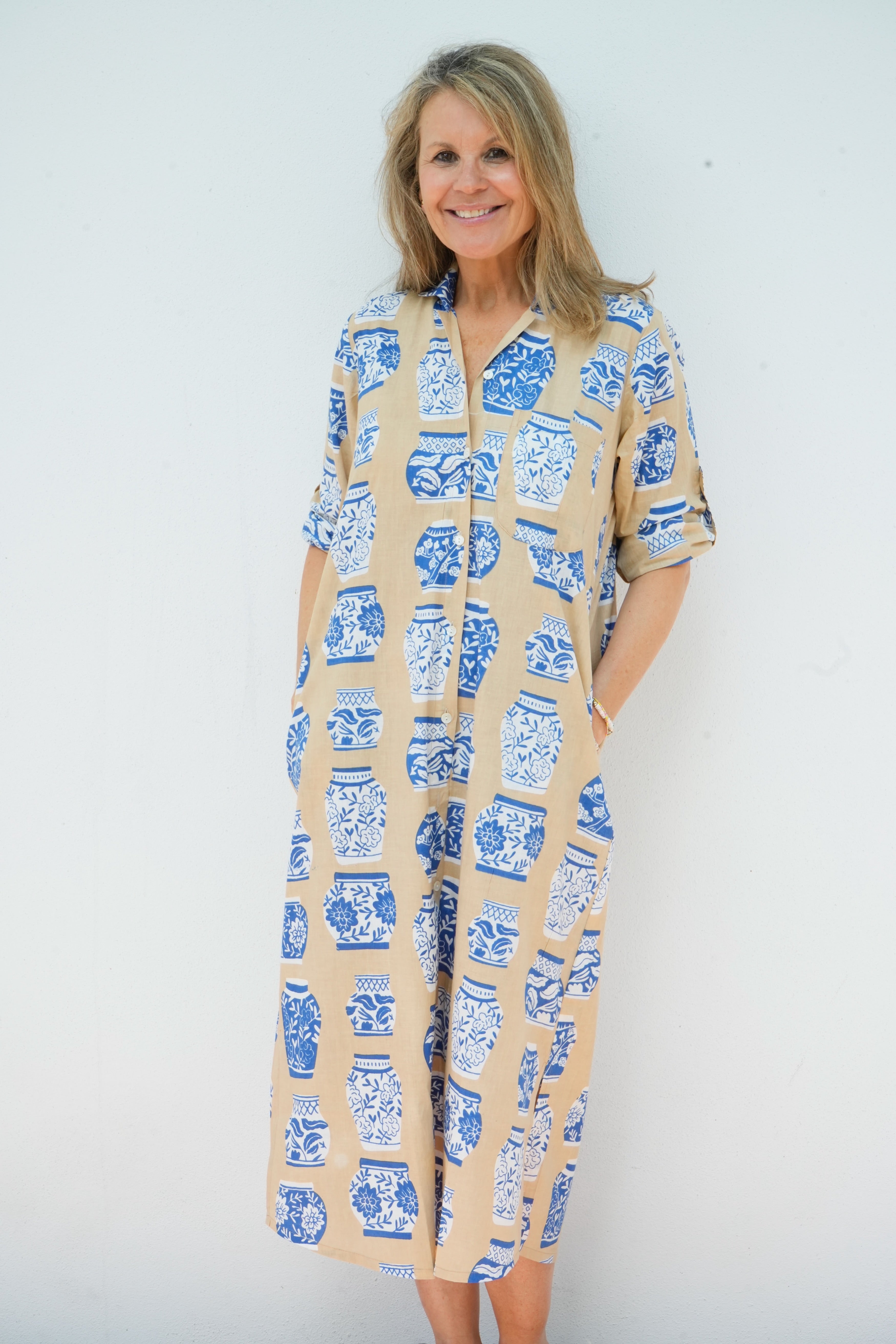 Vacay Dress | Ginger Jar | Tan