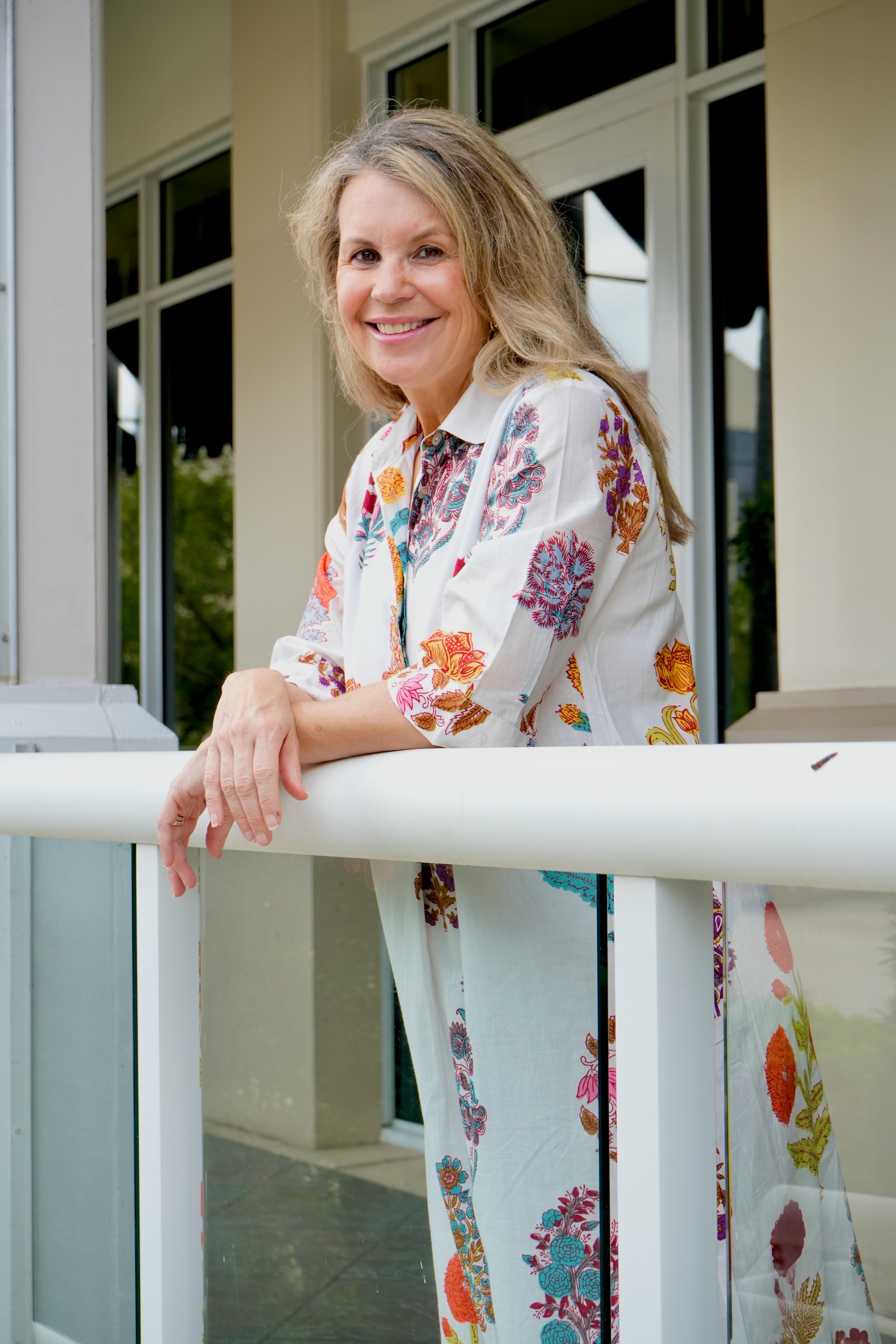 Molly Dress | Floral Block Print | Multi