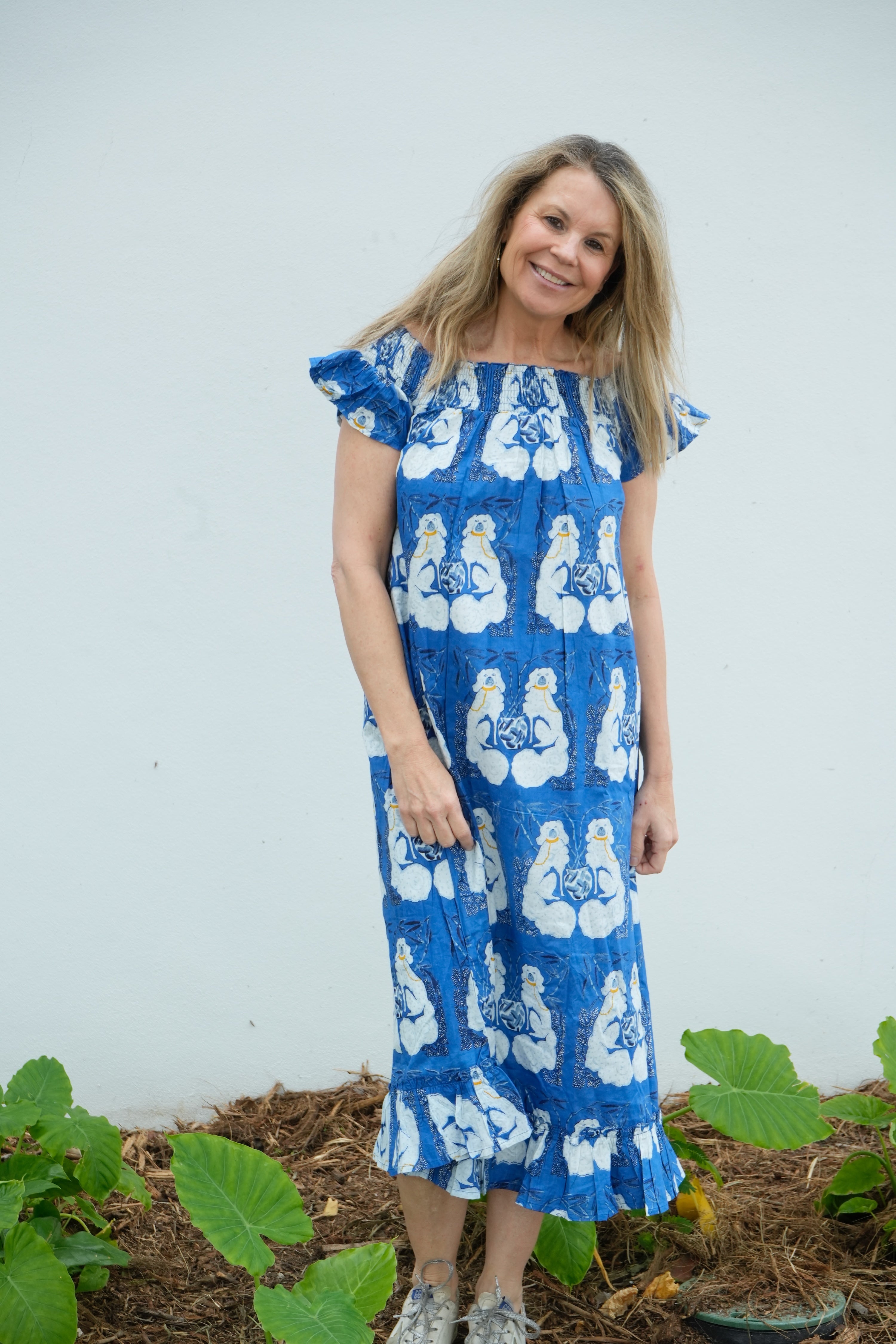 Winnie Dress | Staffy | Blue