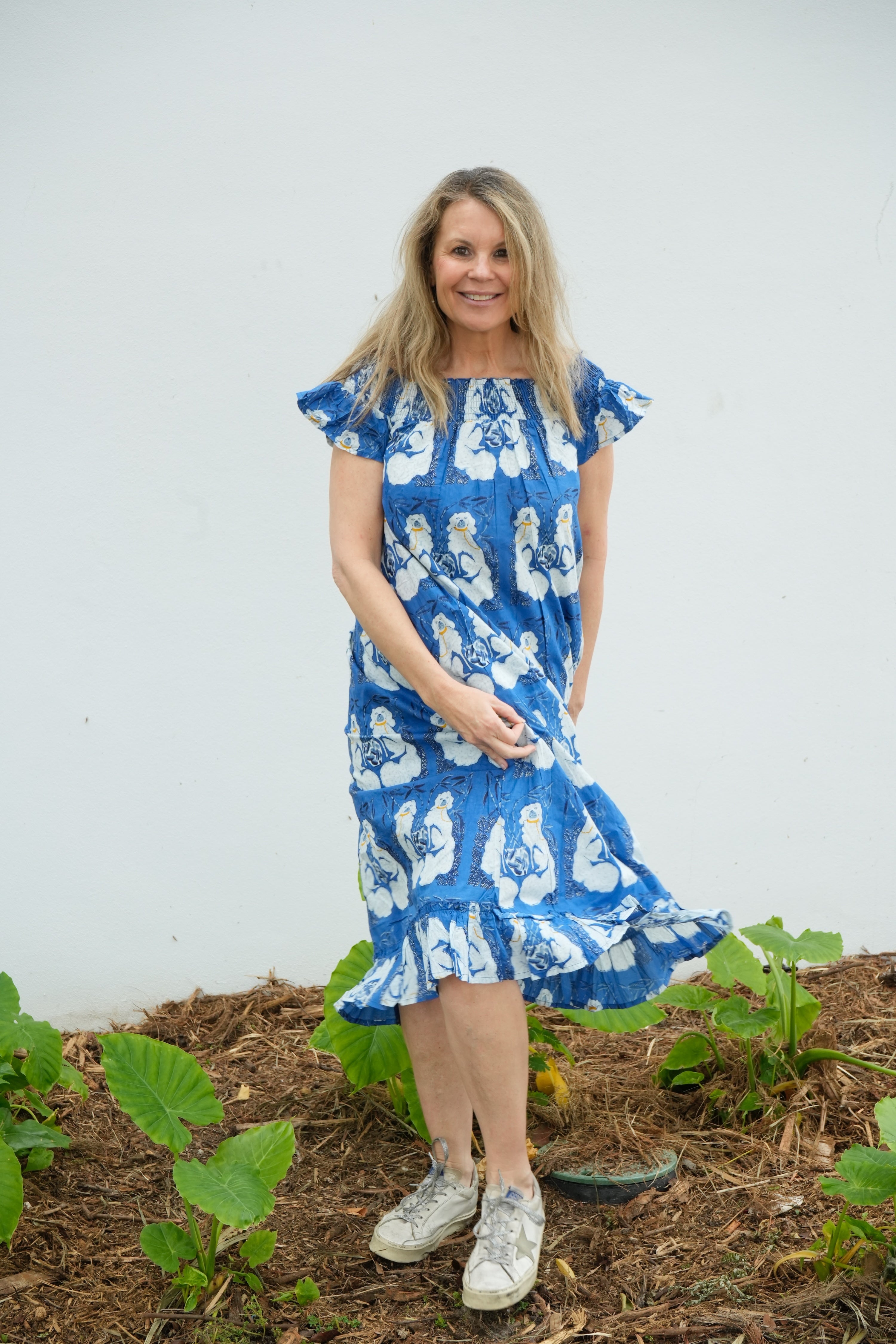 Winnie Dress | Staffy | Blue