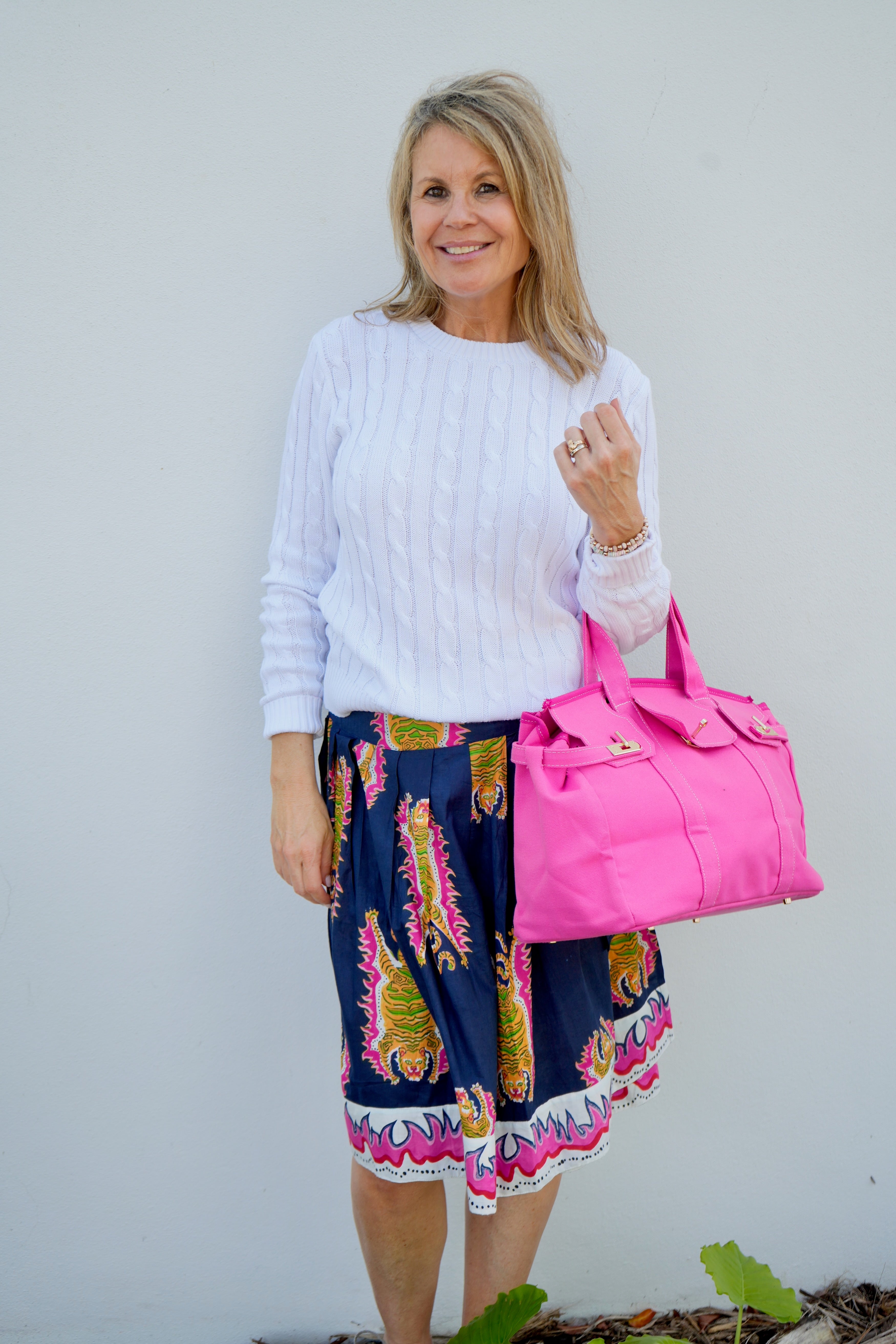 Wrap Skirt Short | Tibetan Tiger | Navy