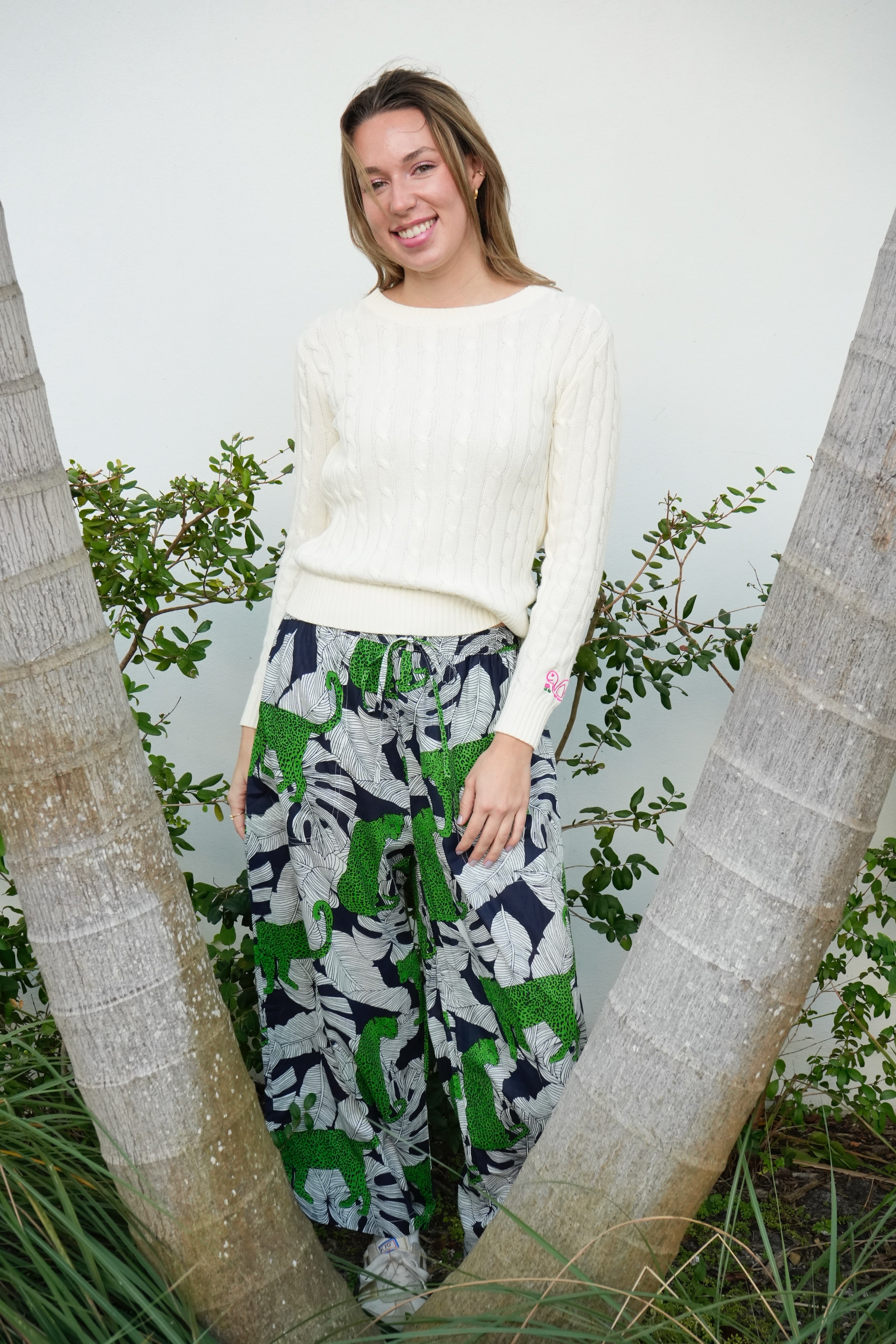 Delray Pant | Jungle Jag | Green/Multi