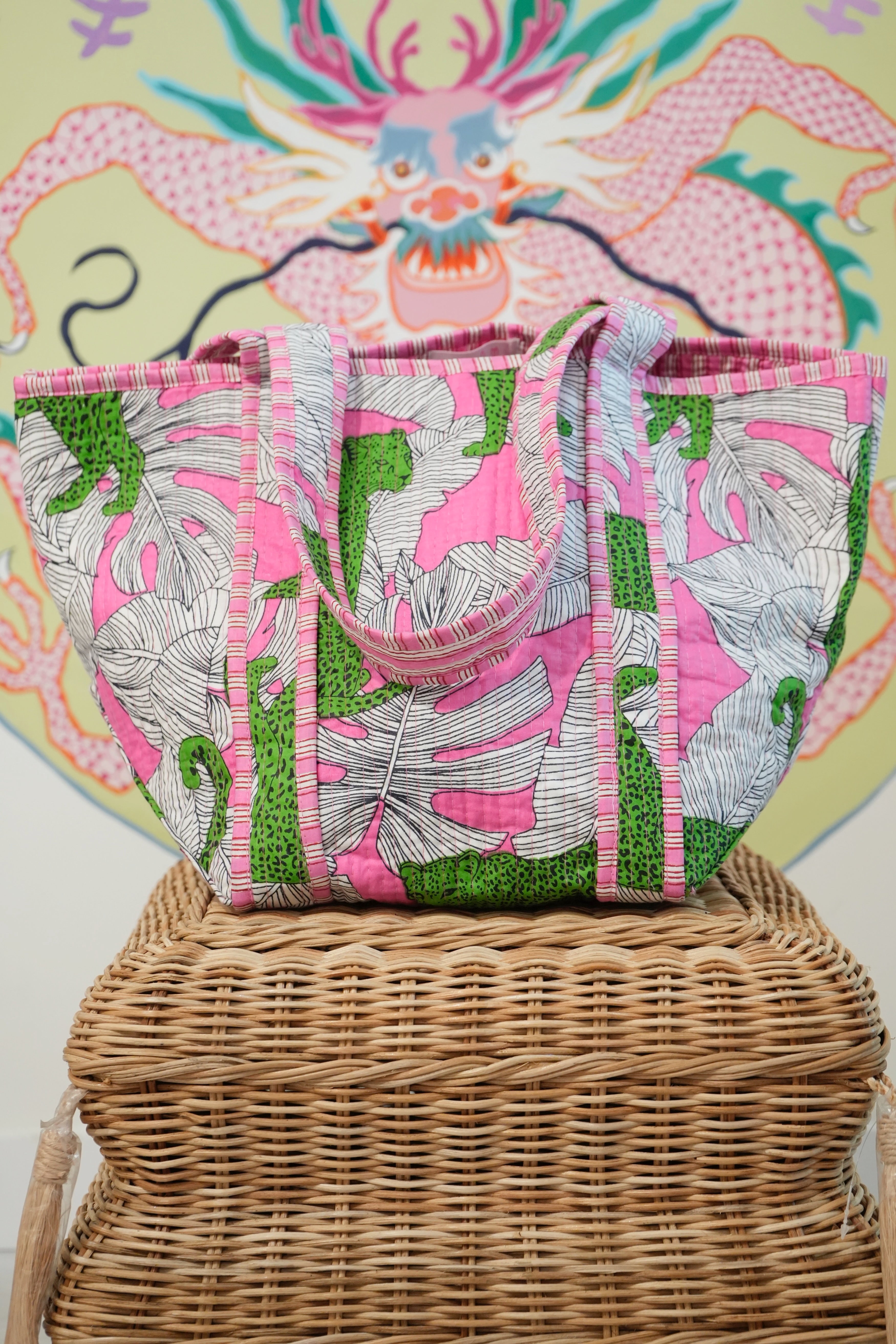 Large Tote | Jungle Jag | Various Colors