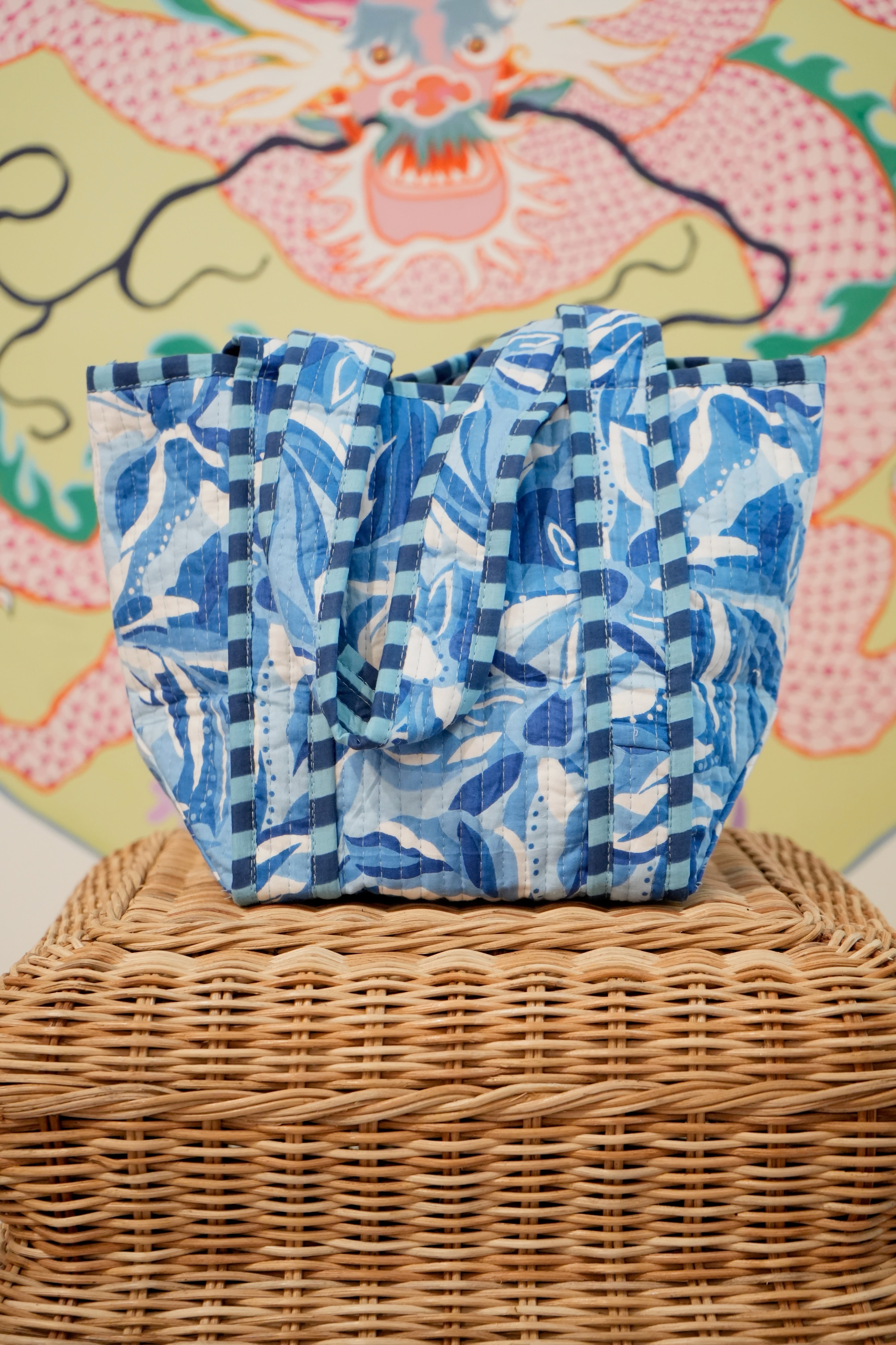 Tote Bag | Abstract Floral | Various Colors