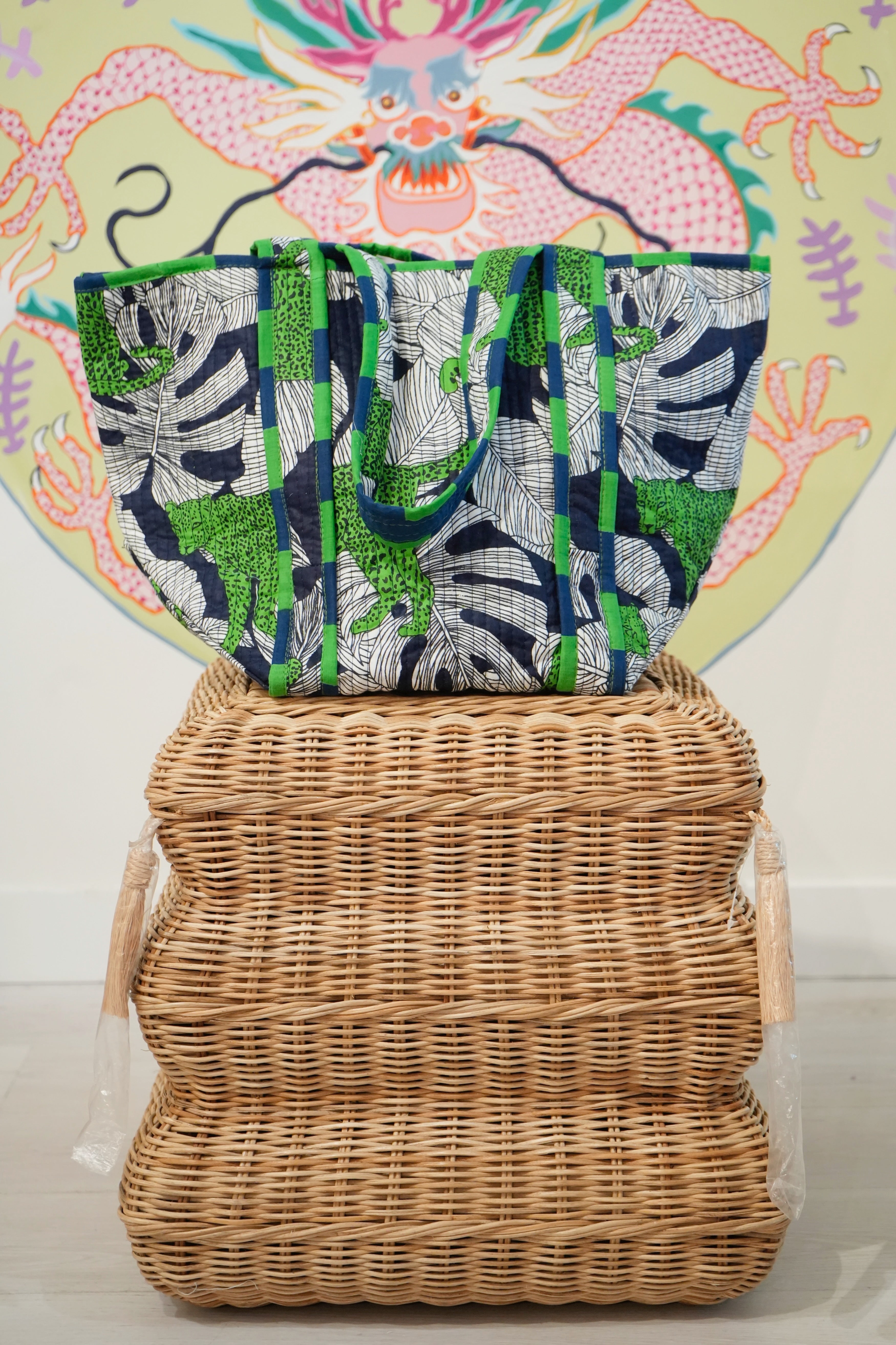 Large Tote | Jungle Jag | Various Colors