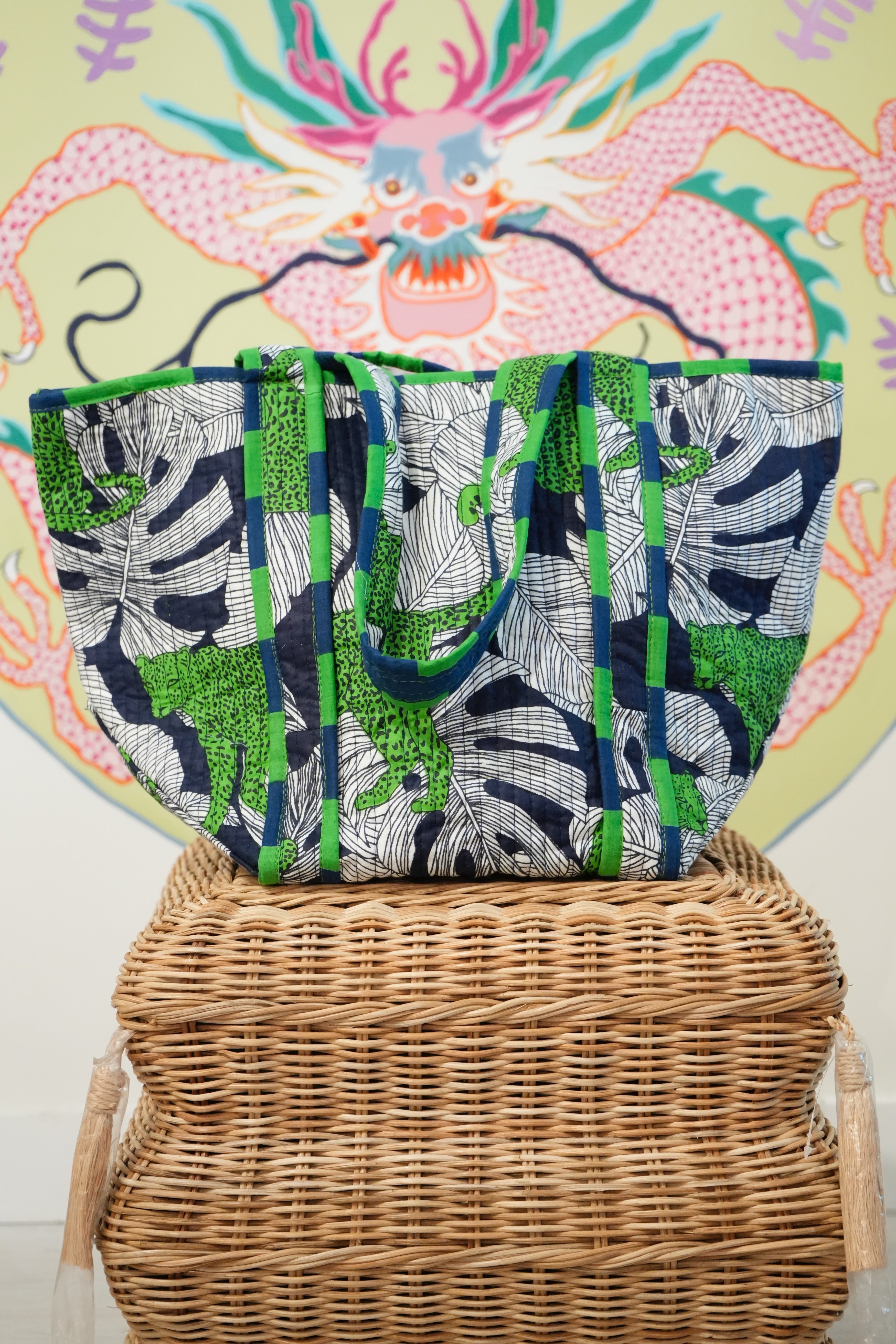 Large Tote | Jungle Jag | Various Colors