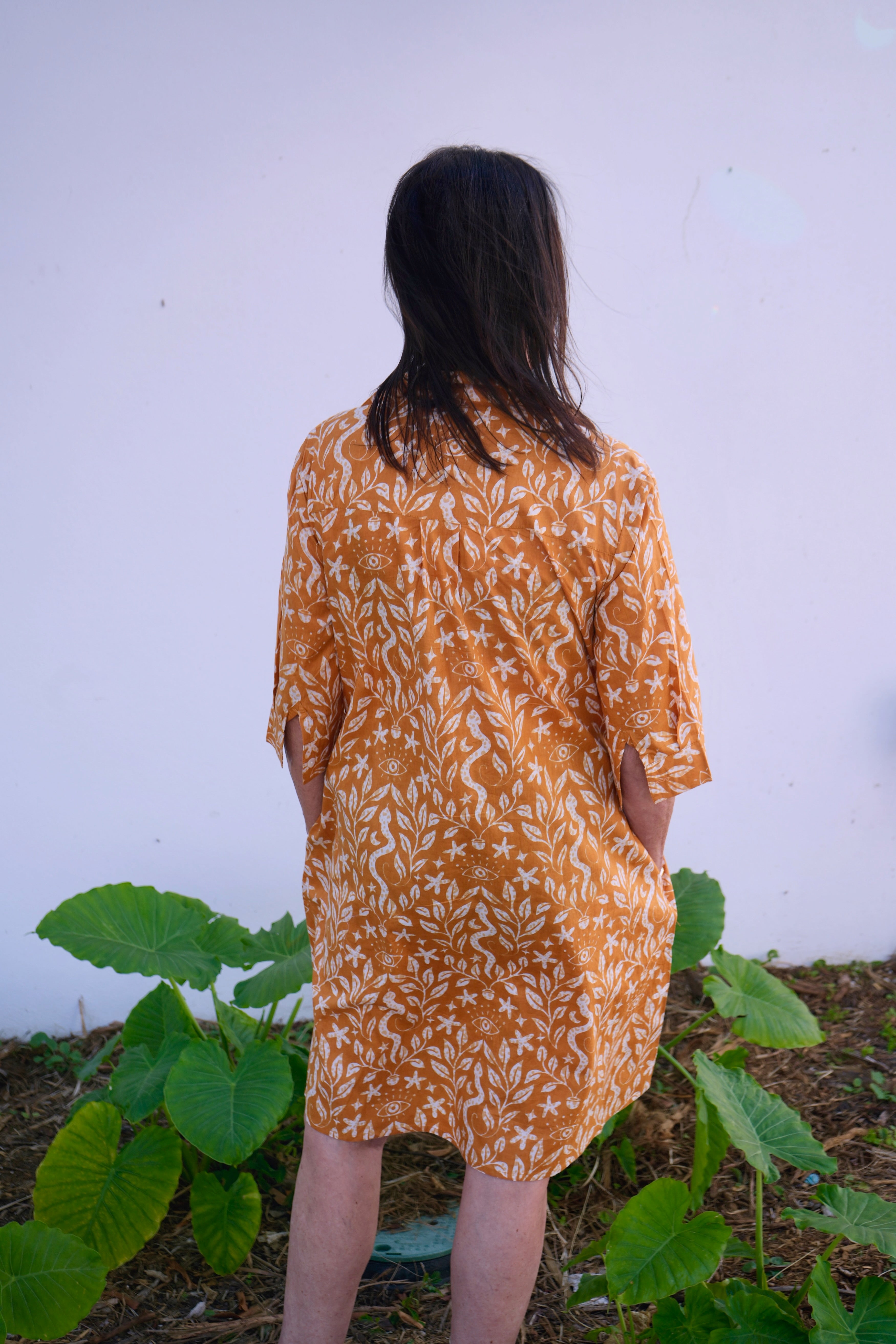 Delray Dress | Moon Magic | Mustard