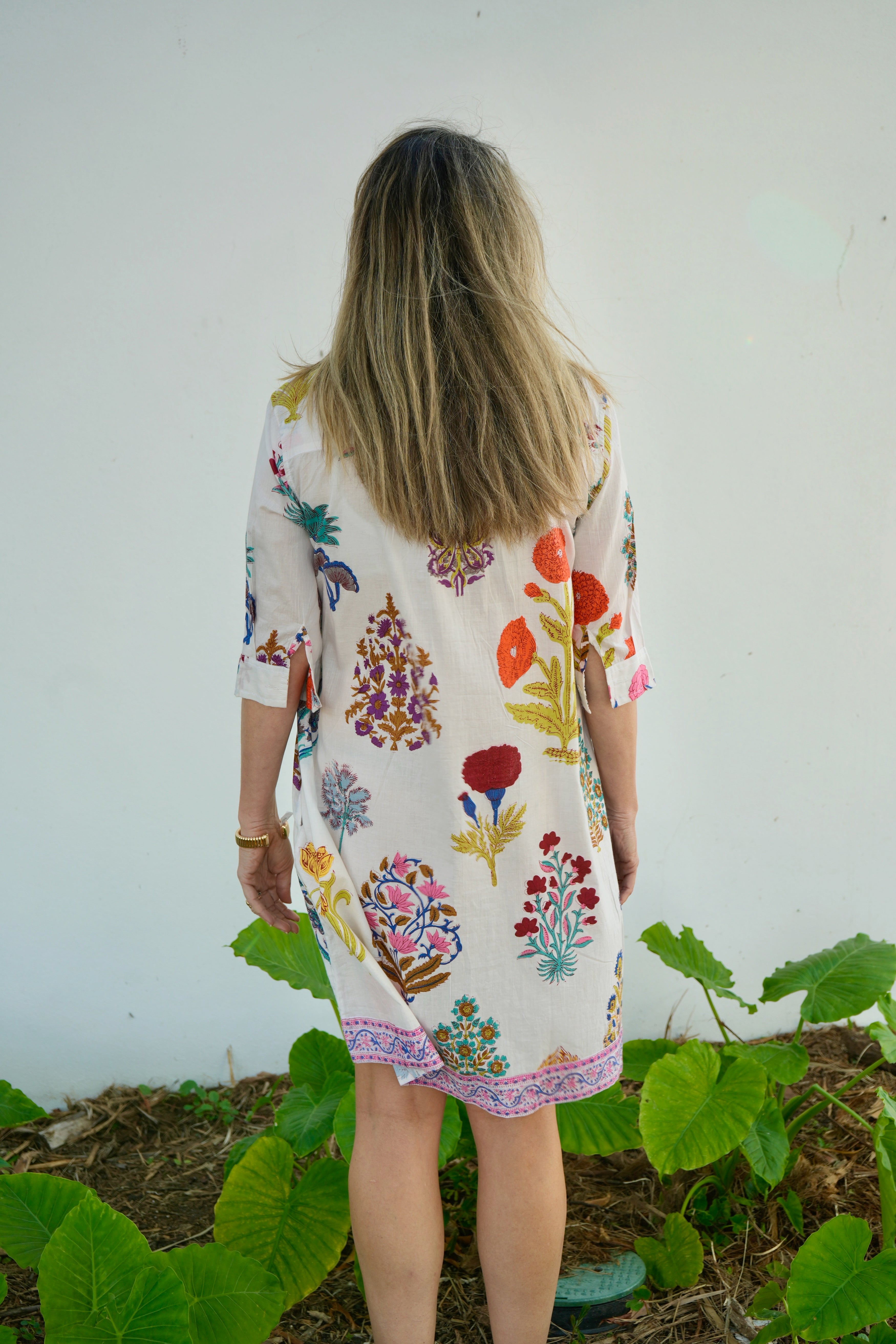 Delray Dress | Floral Block Print | Multi