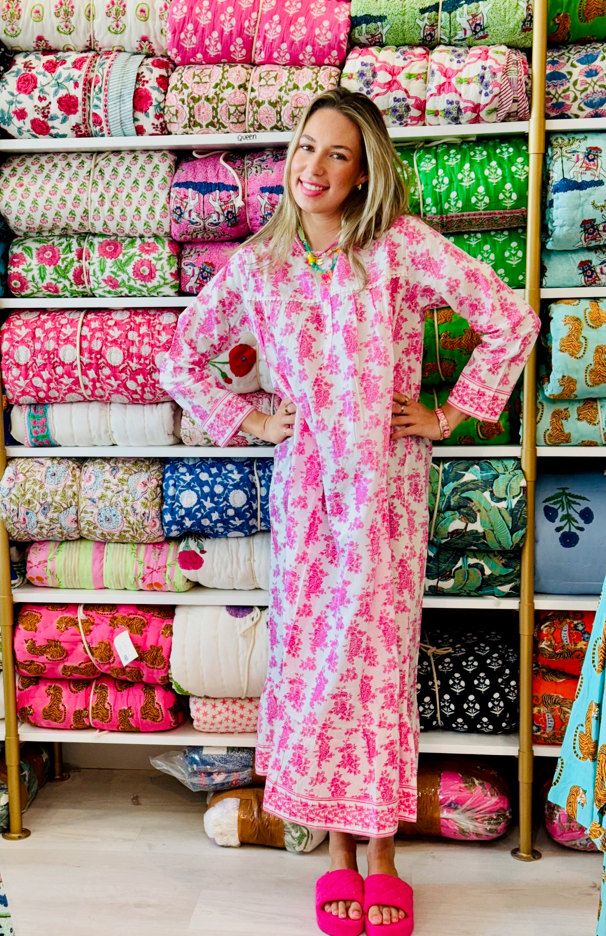 Nightie | English Rose | Pink