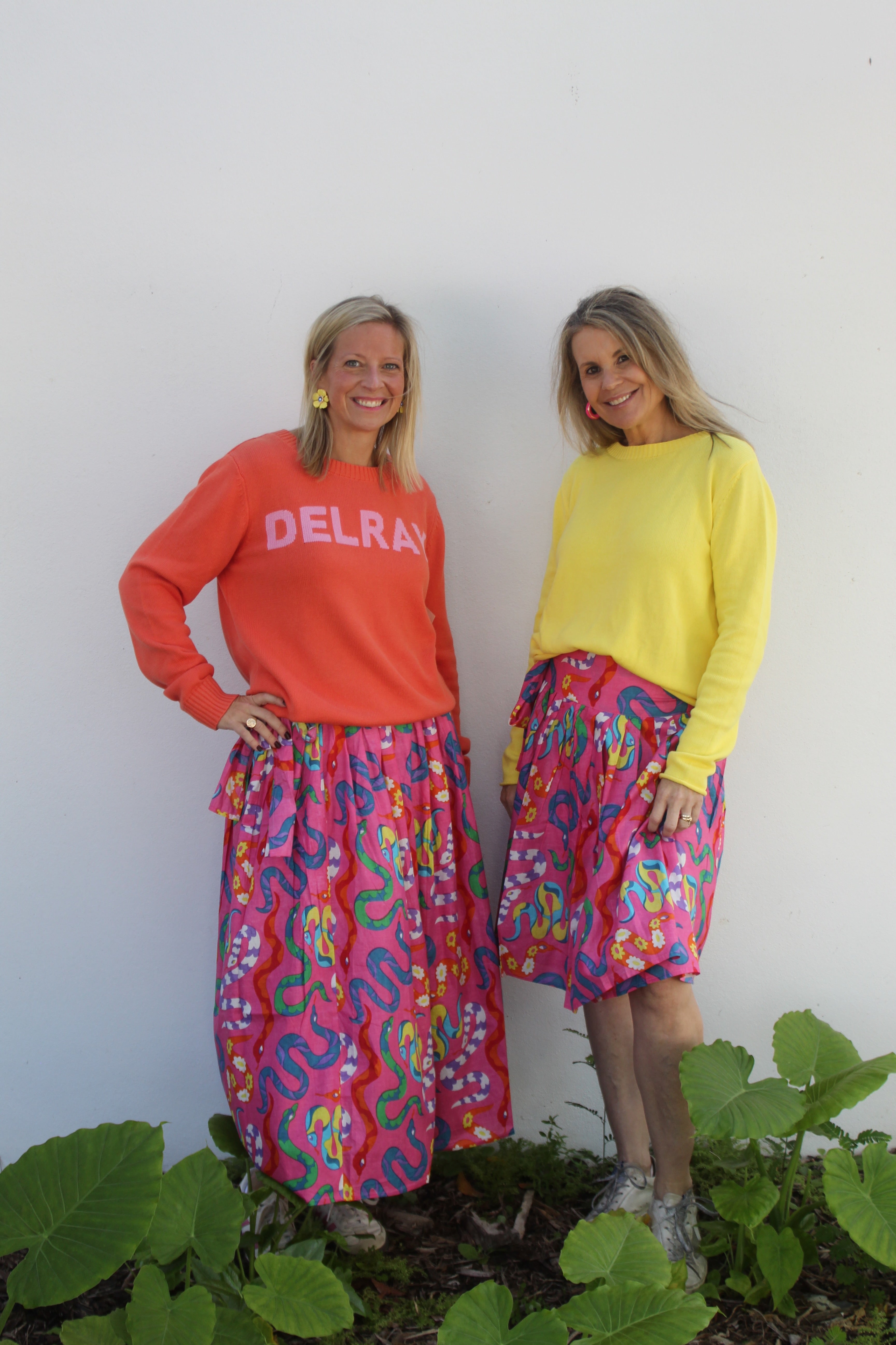 Wrap Skirt Long | Party Snakes | Pink