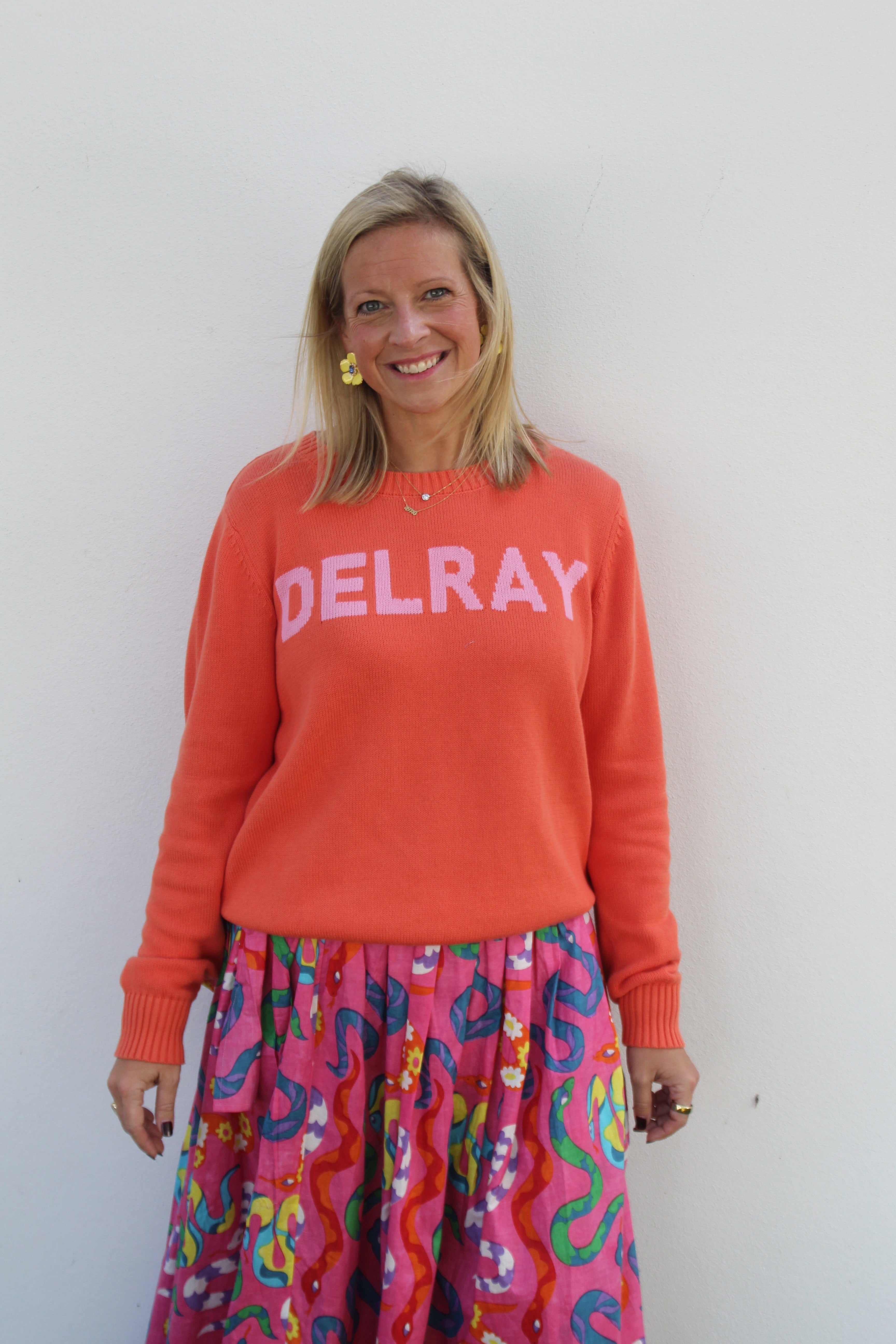 Wrap Skirt Long | Party Snakes | Pink