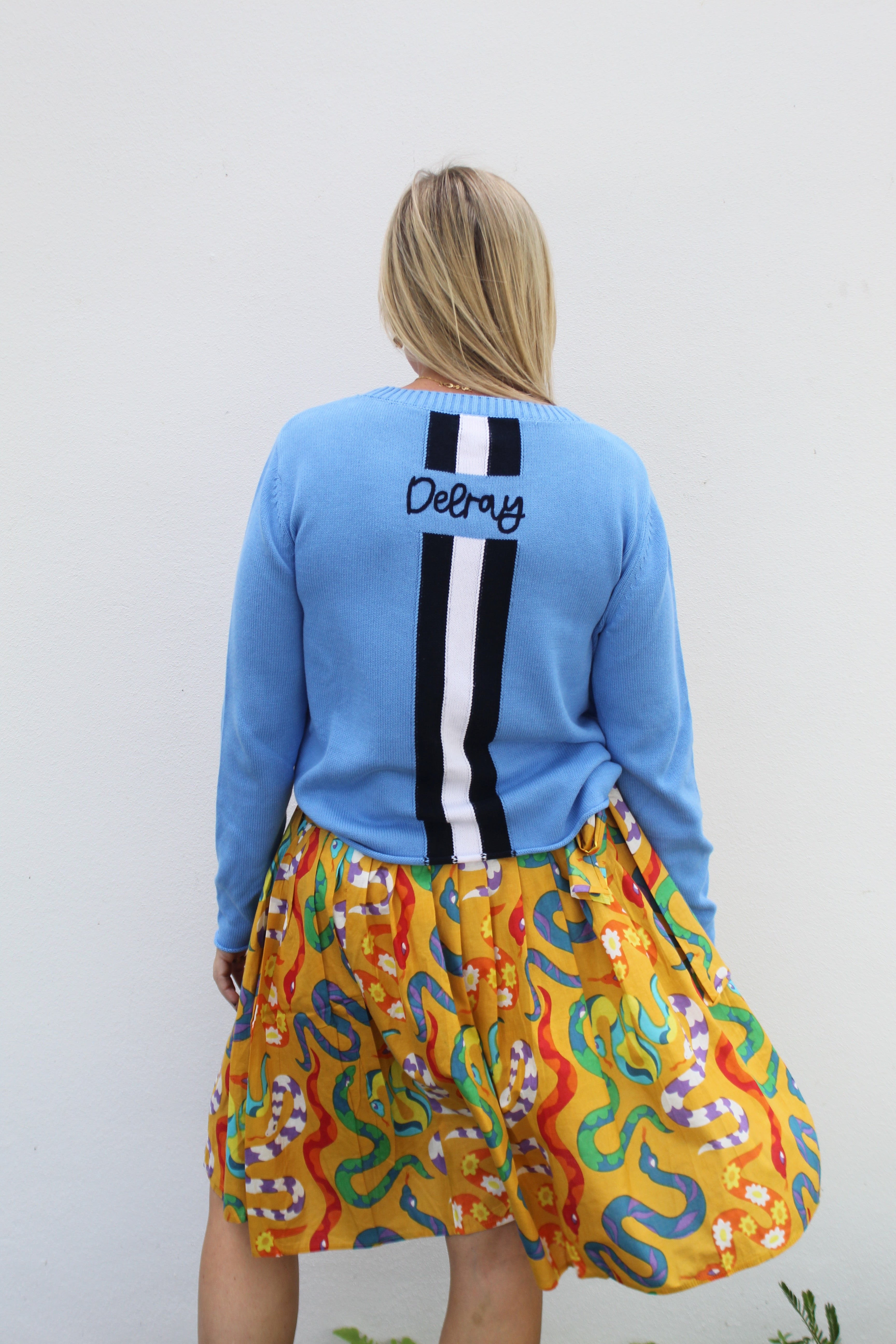 Wrap Skirt Short | Party Snakes | Mustard