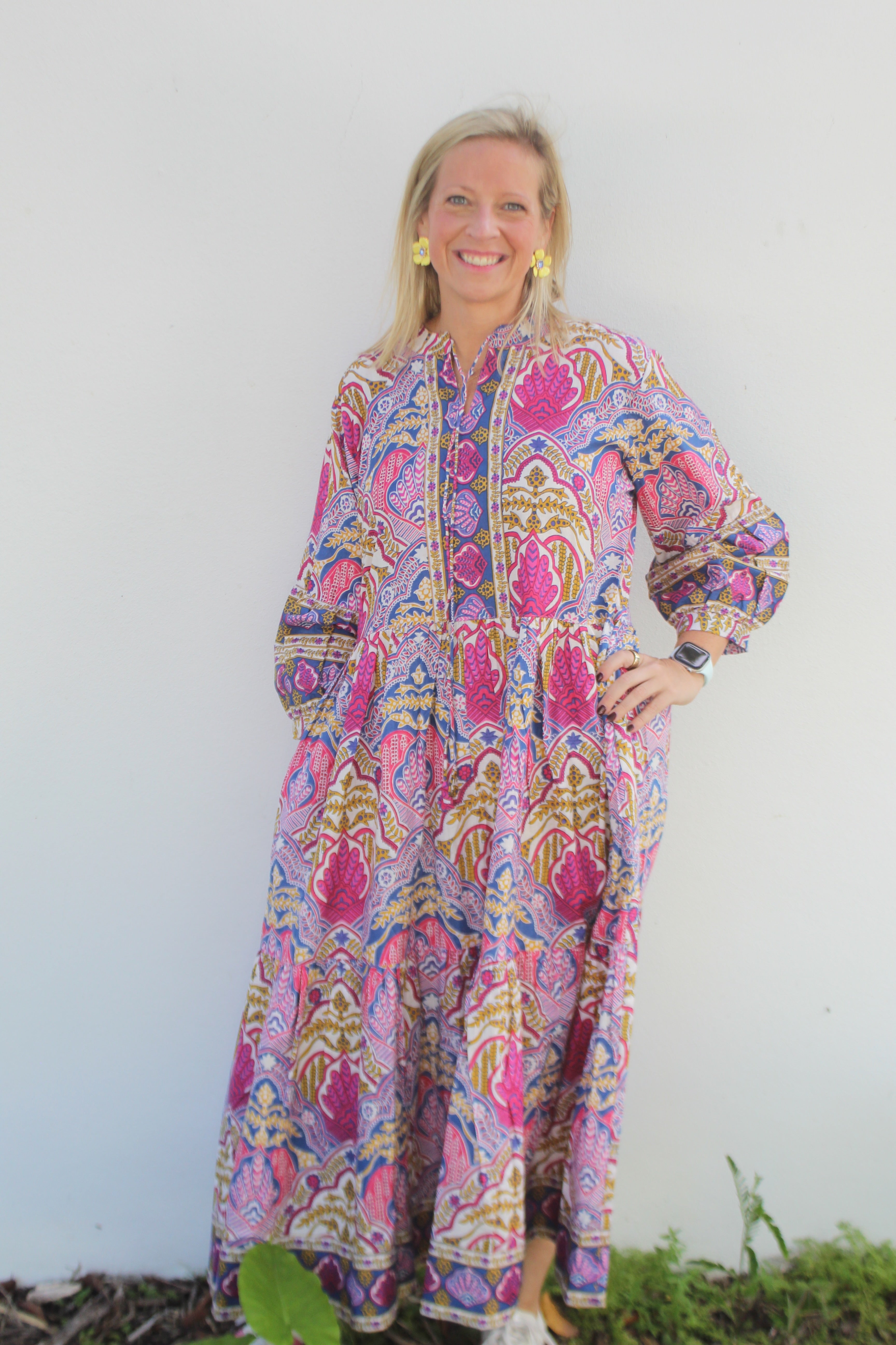 Violet Dress | Boho Medallion | Lavender