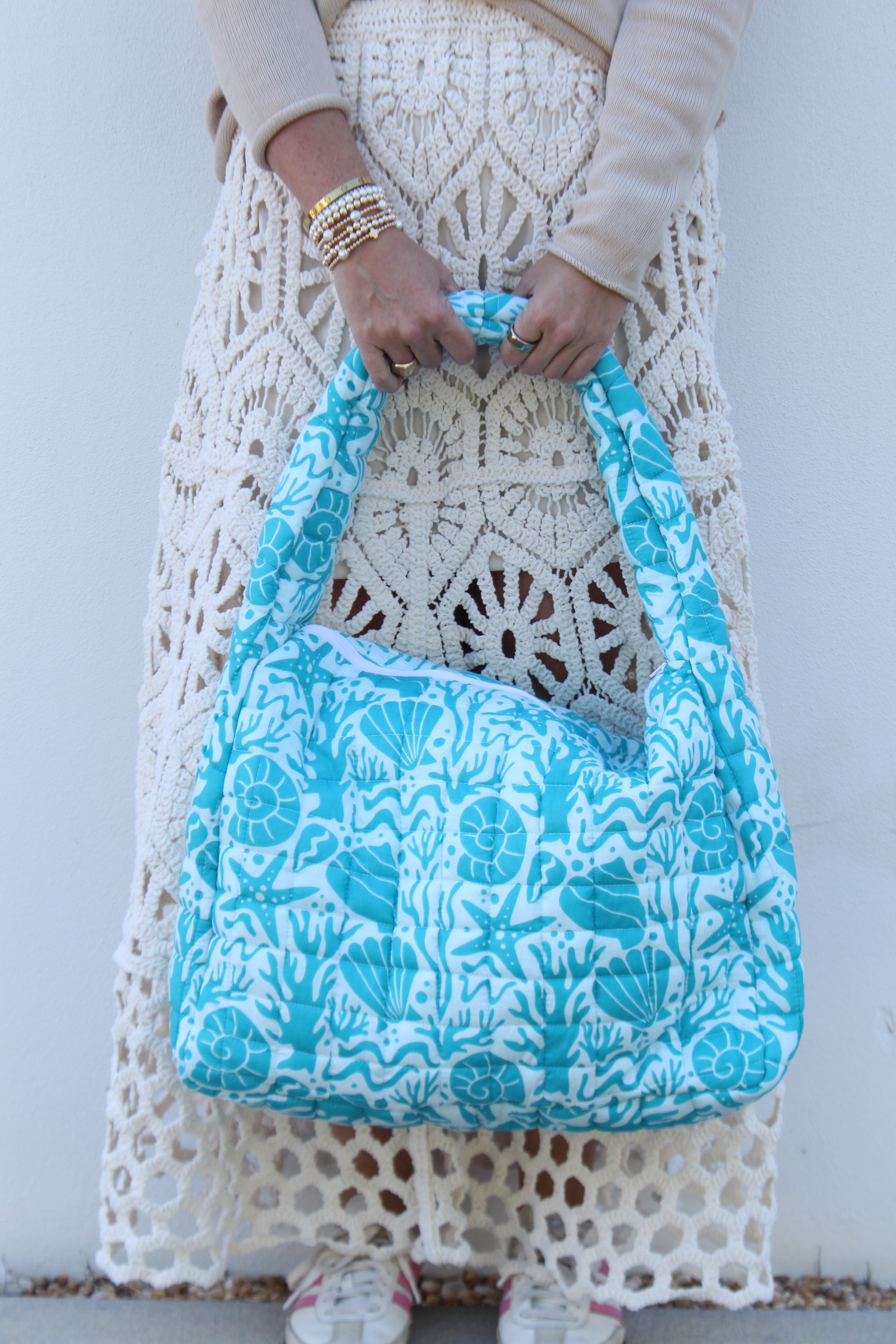 Puffer Tote Bag | Sea Life | Various Colors