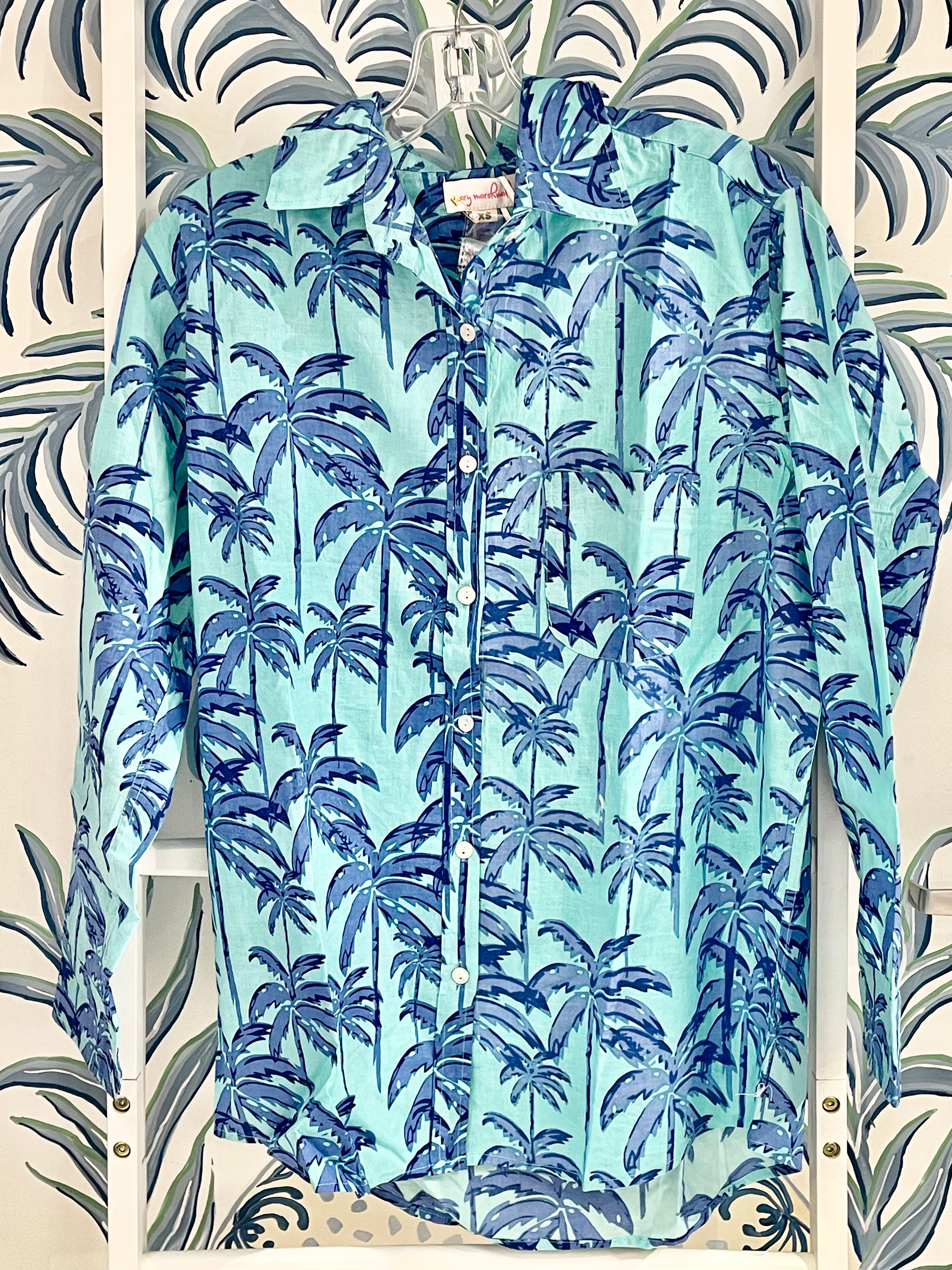 Boyfriend Shirt | Tropical Palm | Various Colors