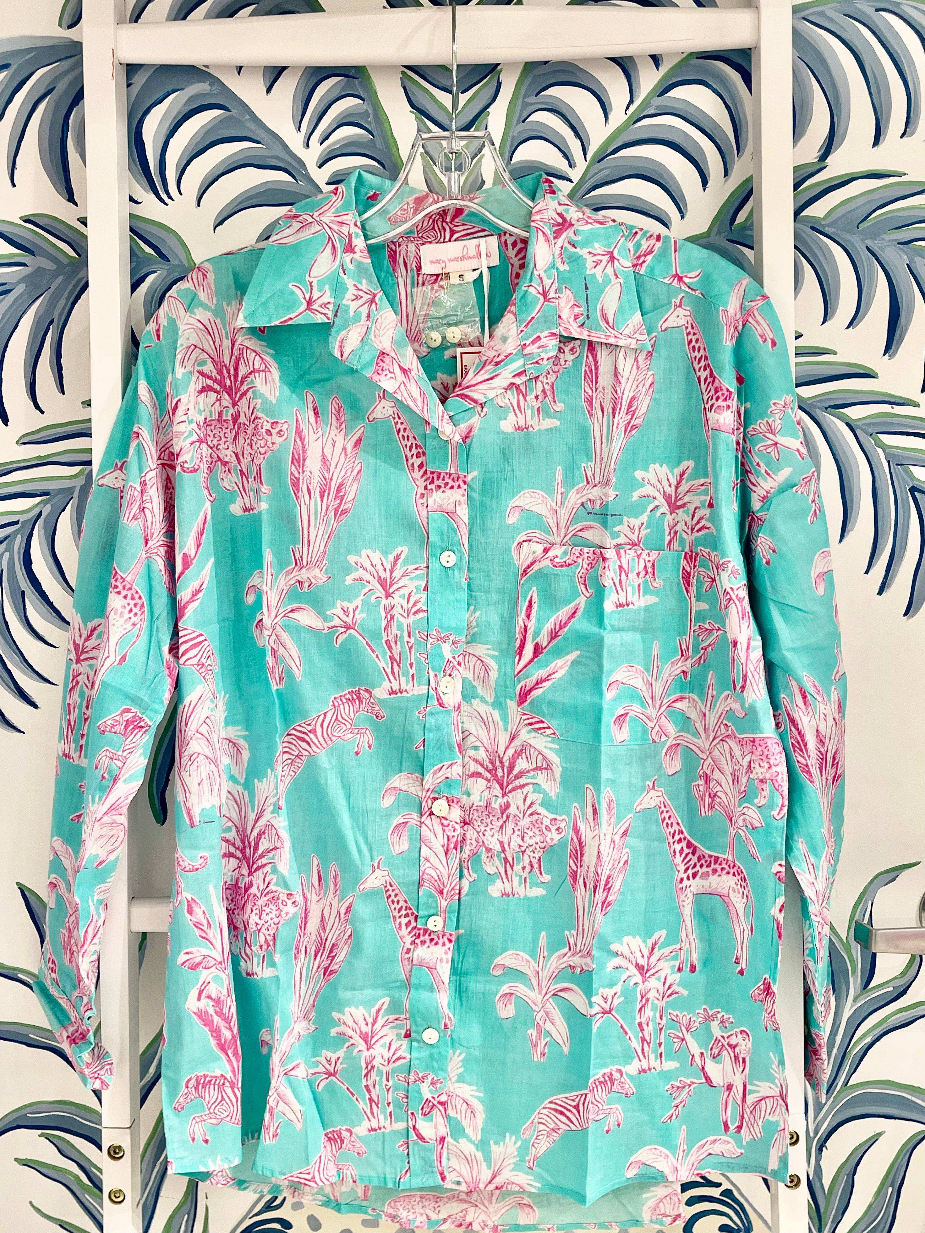 Boyfriend Shirt | Jungle Toile | Various Colors
