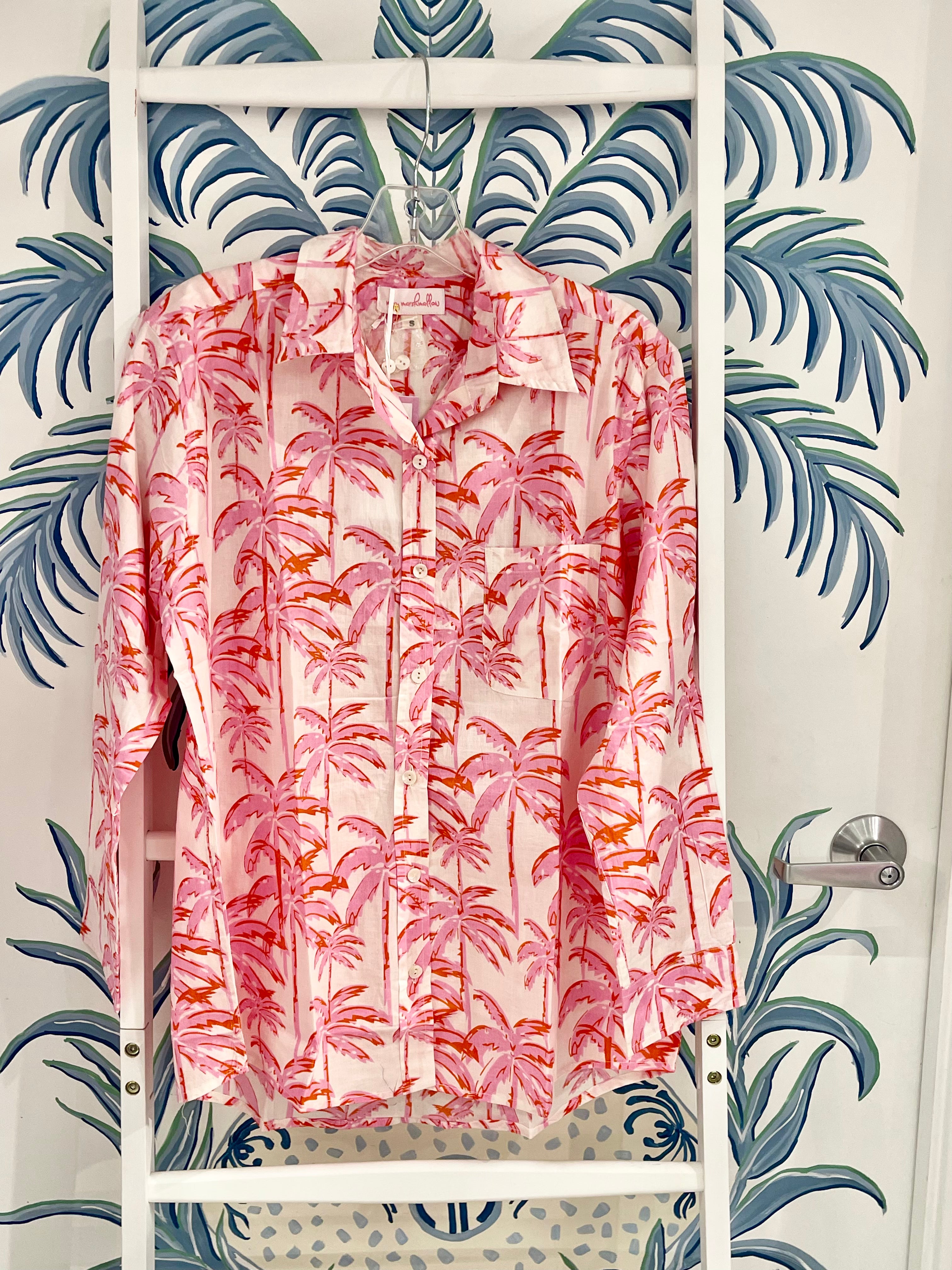 Boyfriend Shirt | Tropical Palm | Various Colors