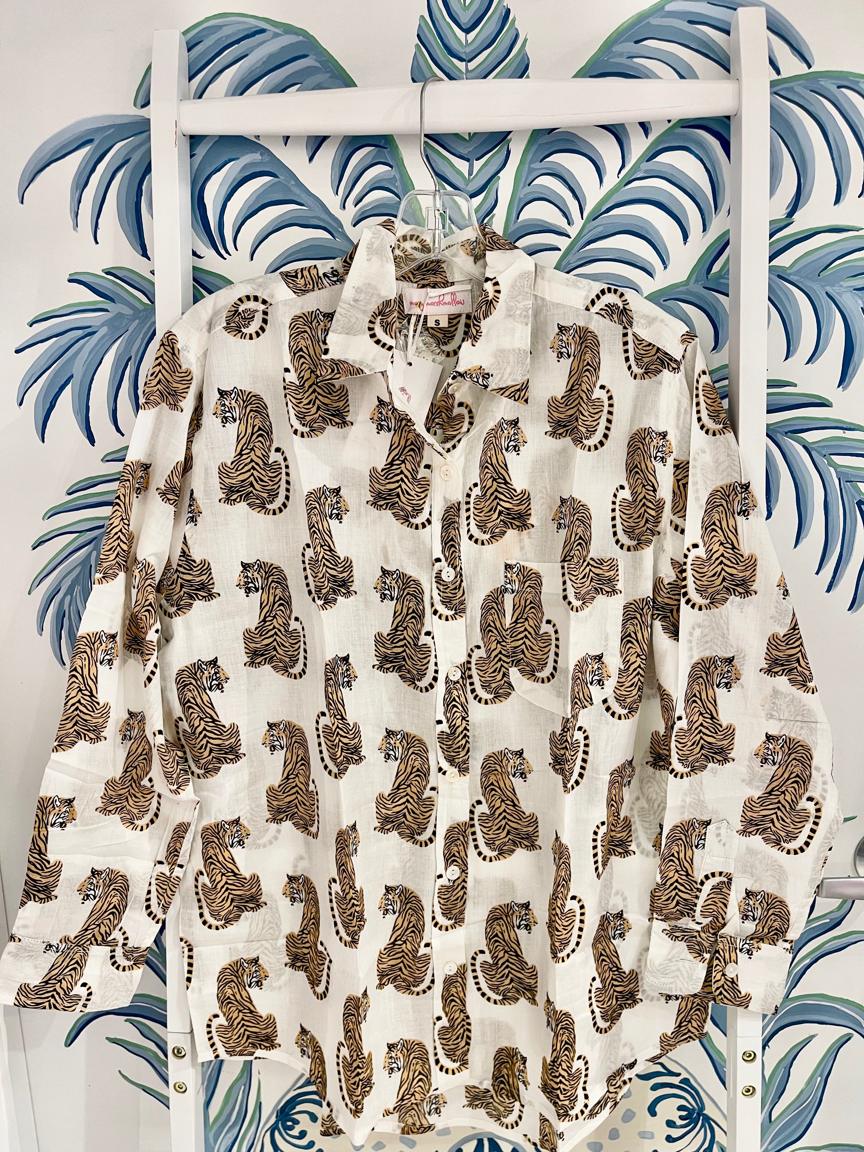 Boyfriend Shirt | Tibetan Tiger