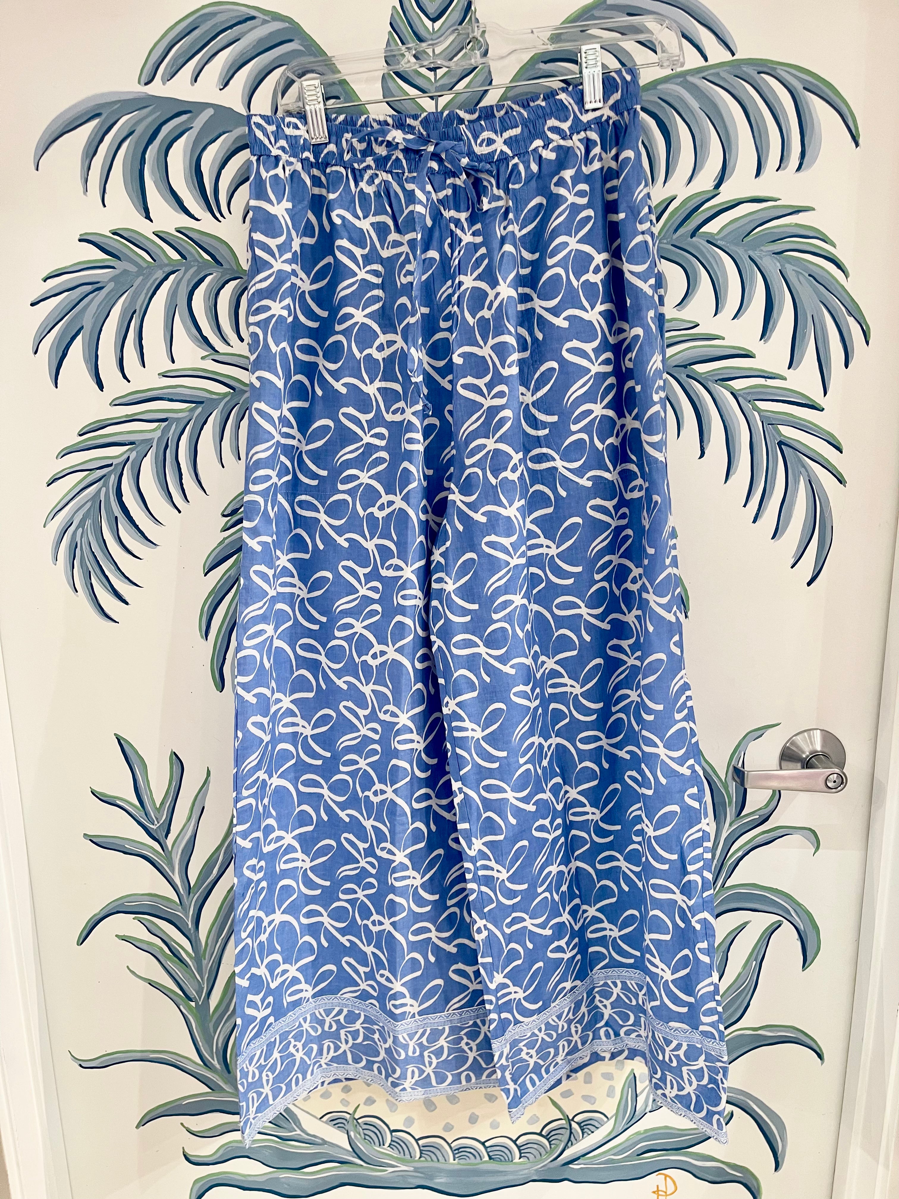 Delray Pant | Ribbons | Periwinkle