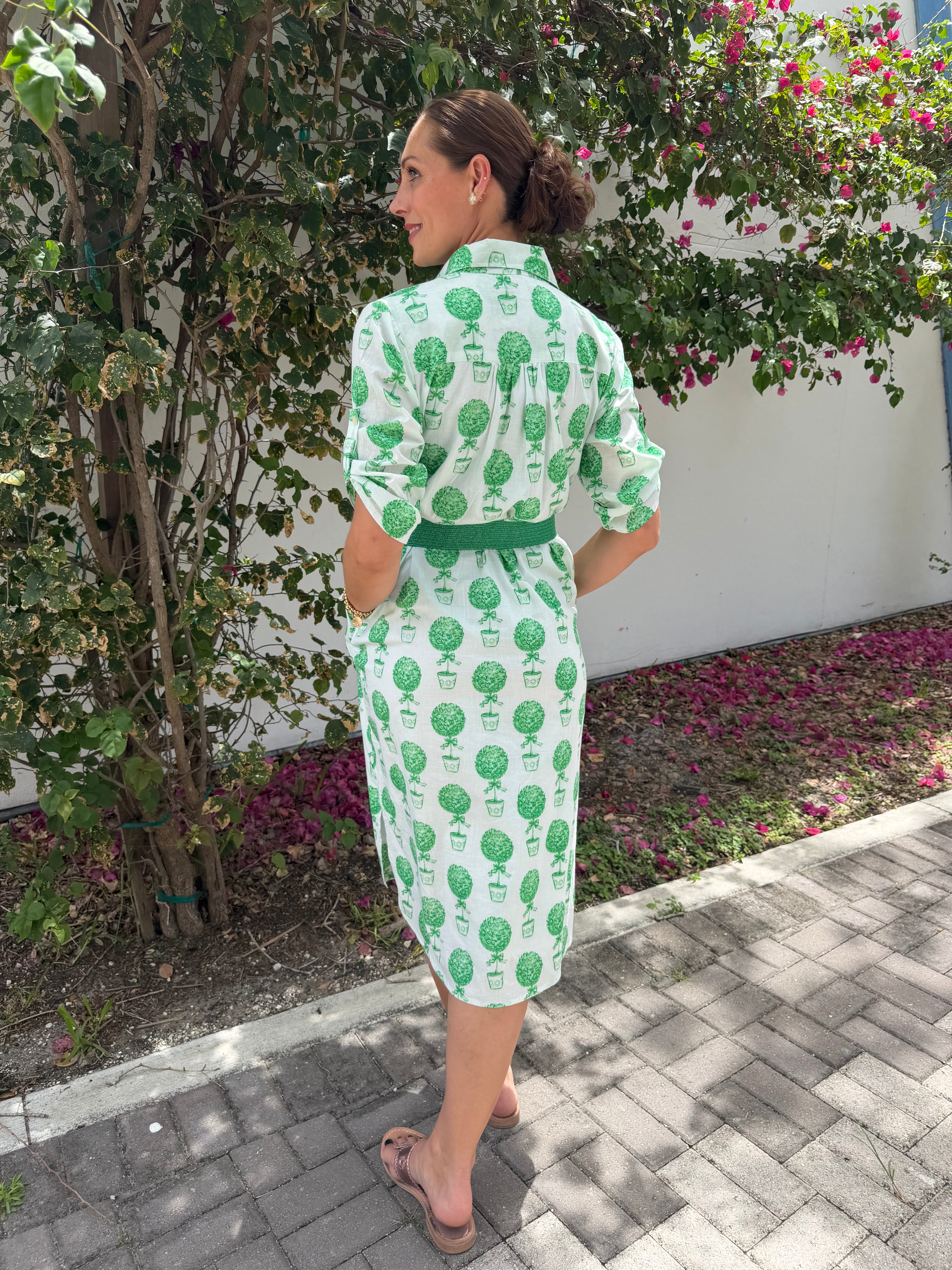 Vacay Dress | Topiary | Green