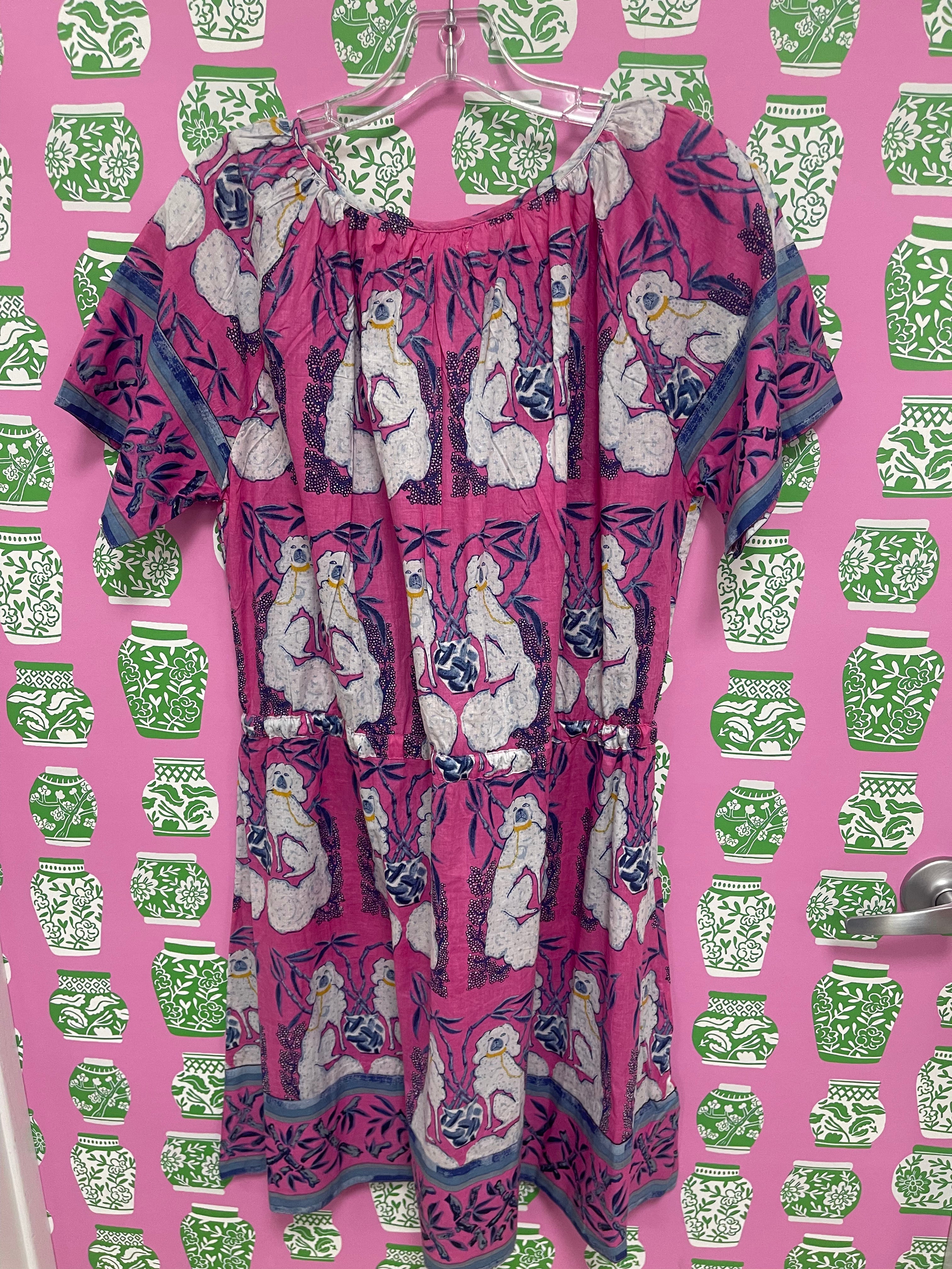 Tilly Dress | Staffy | Pink