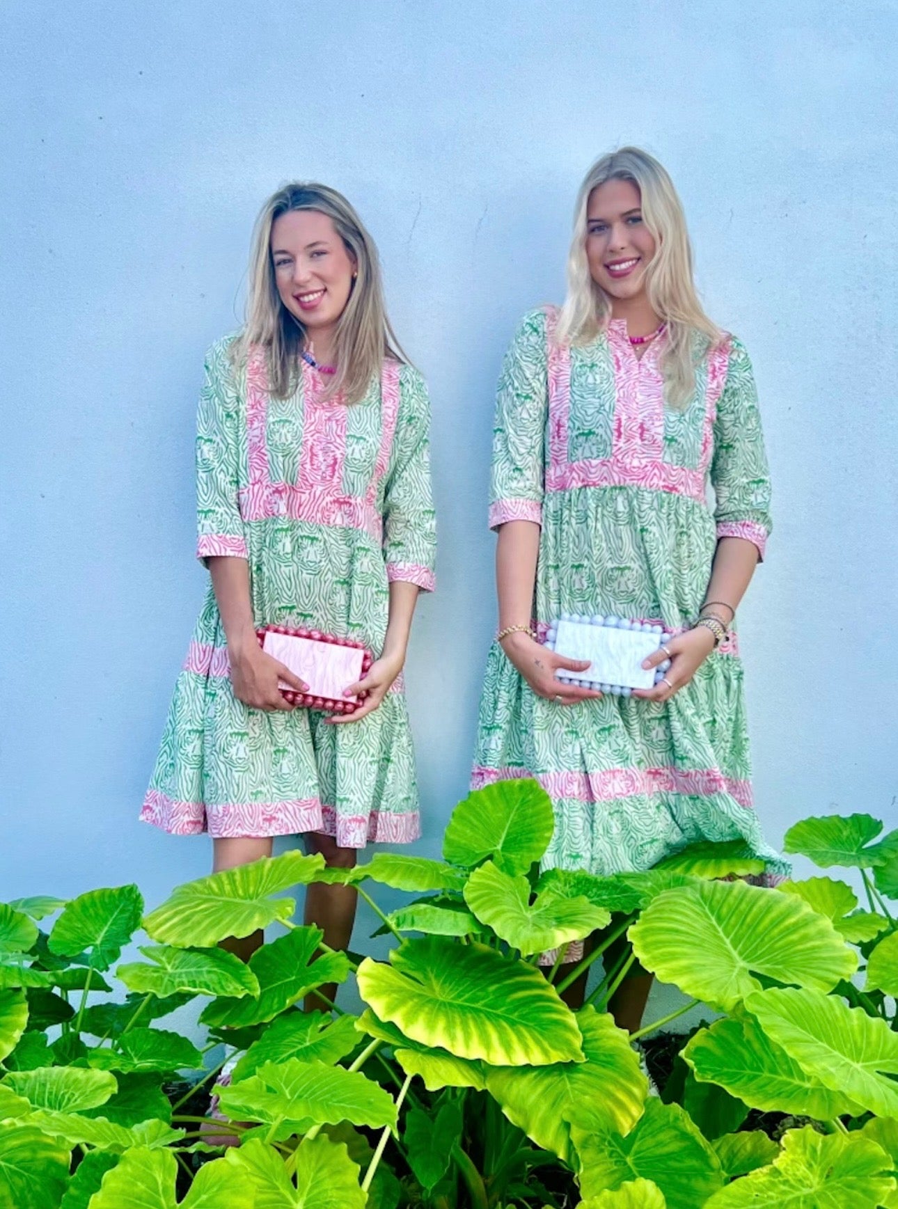 Willow Dress | Baby Cubs | Pink/Green