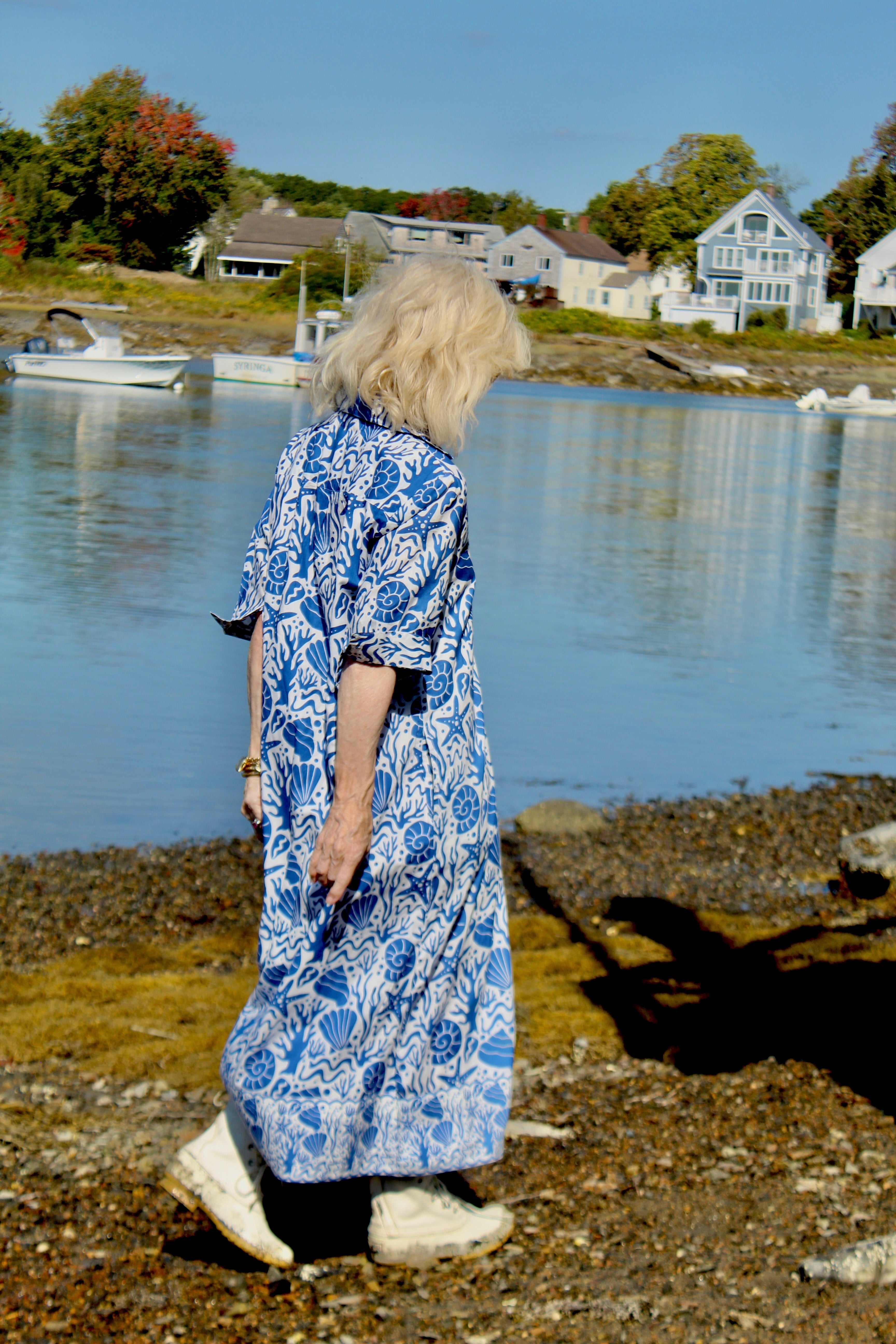 Molly Dress | Sealife | Periwinkle