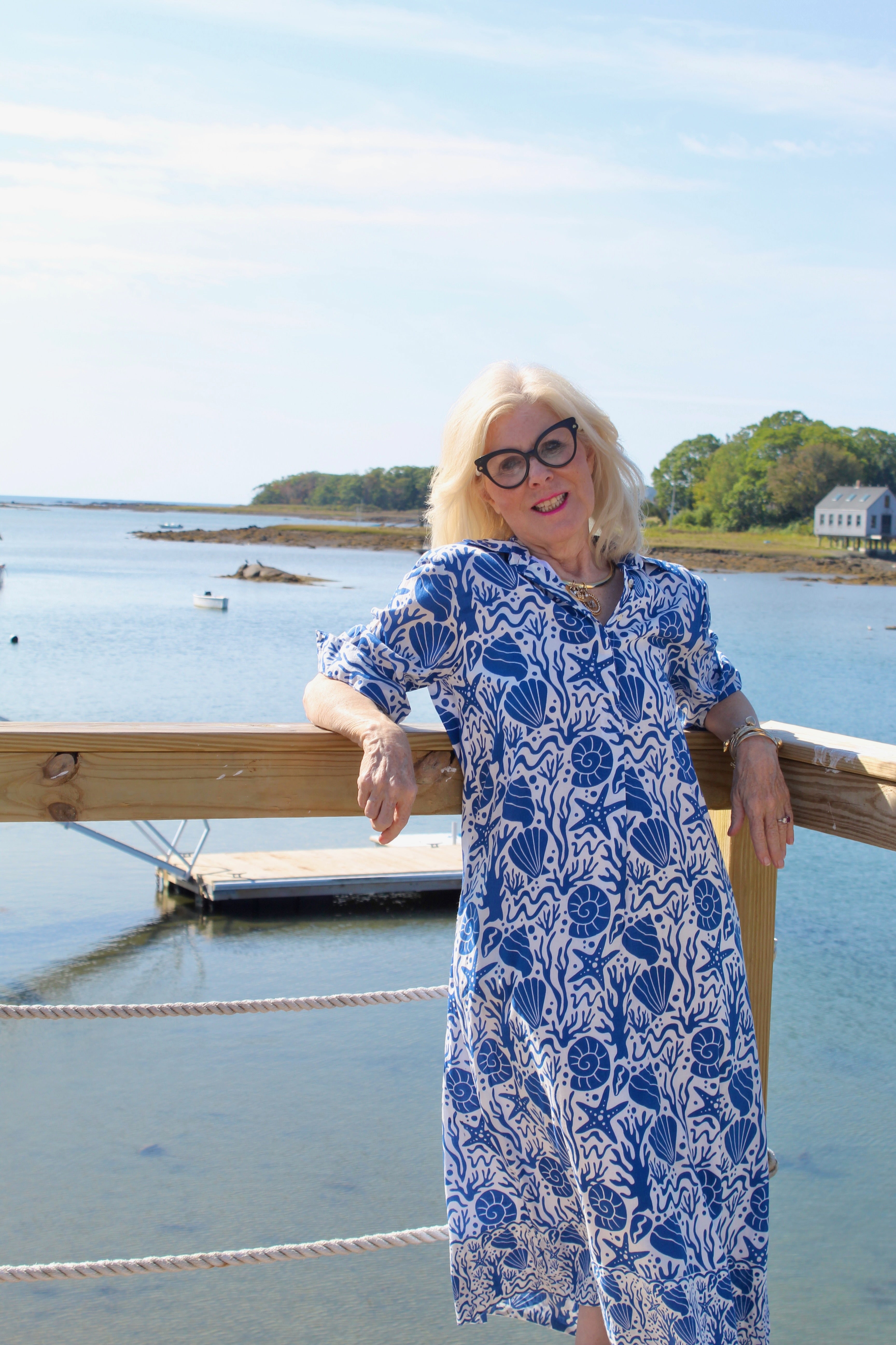 Molly Dress | Sealife | Periwinkle