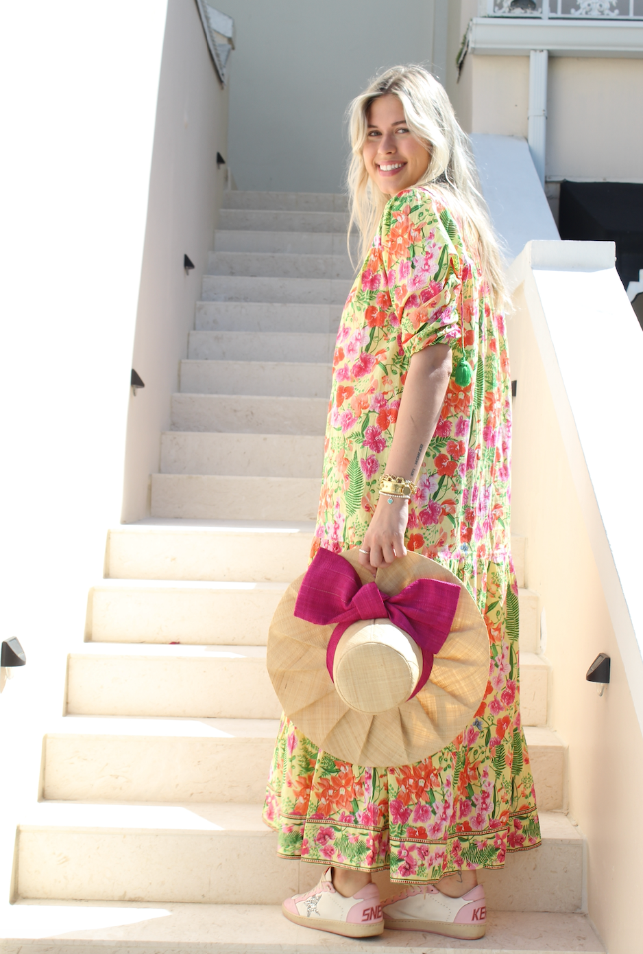 Evie Dress | Orchid | Yellow image 1