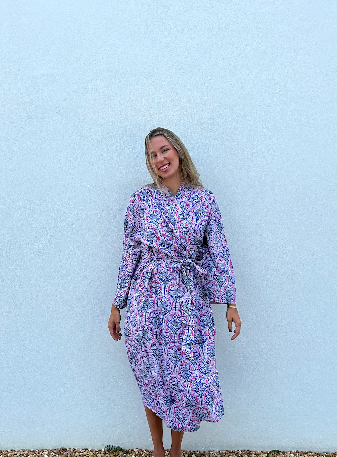 Long Kimono with Belt | Soyba image 1