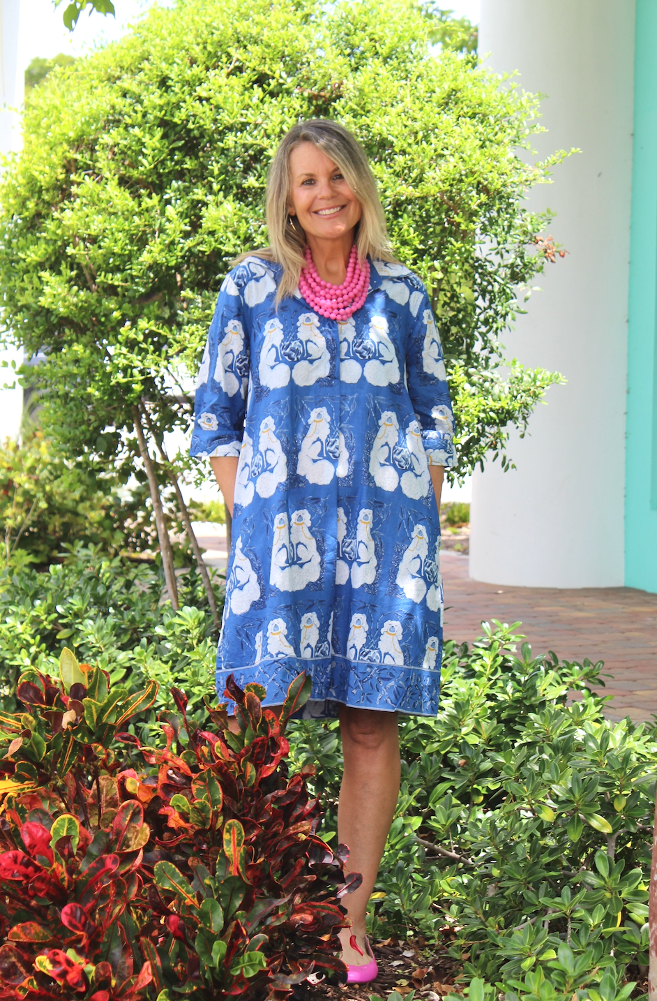 Delray Dress | Staffy | Dark Blue image 1